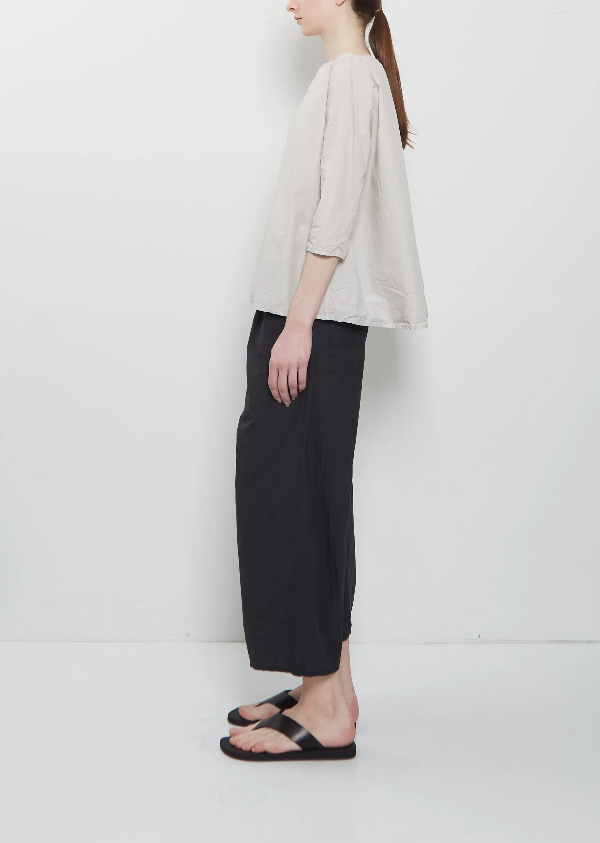 Ultra Light Canvas Short Tunic — Pebble sold by La Garconne product image thumbnail 2