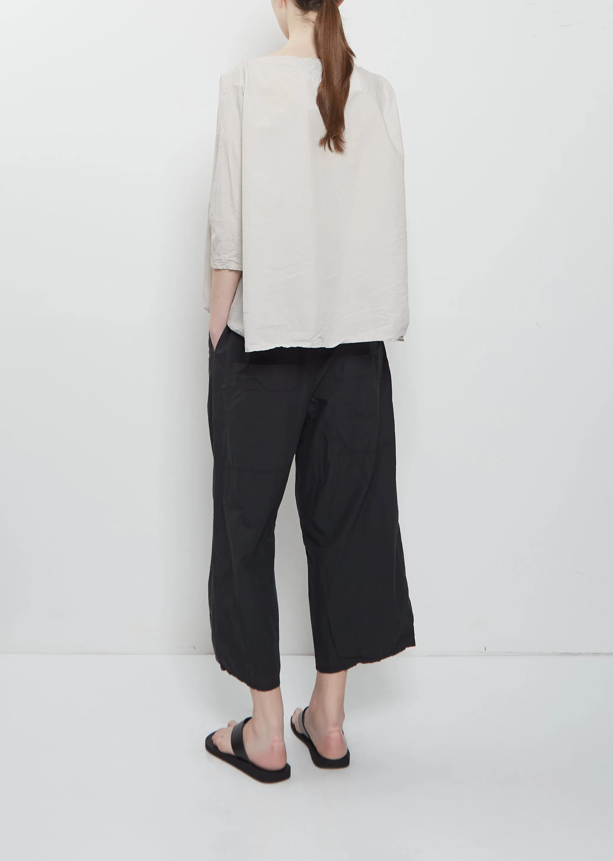 Ultra Light Canvas Short Tunic — Pebble sold by La Garconne product image thumbnail 3