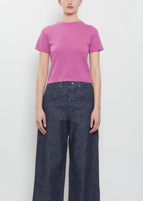 n°267 Tina Cotton Cashmere Top — Oleander made by extreme cashmere