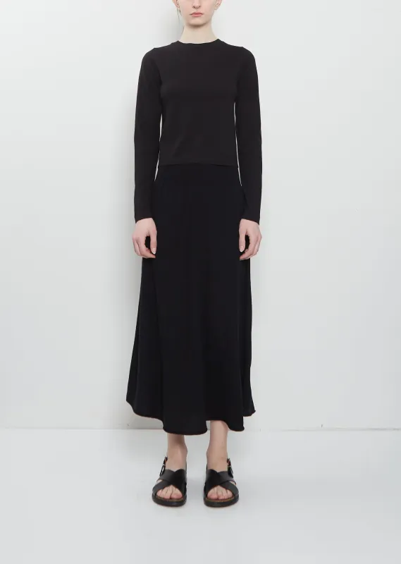 n°470 Seduce Merino Wool Cashmere Skirt made by extreme cashmere