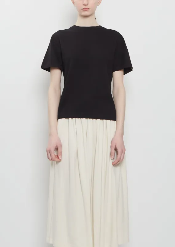 n°268 Cuba Cotton Cashmere Top — Raven made by extreme cashmere