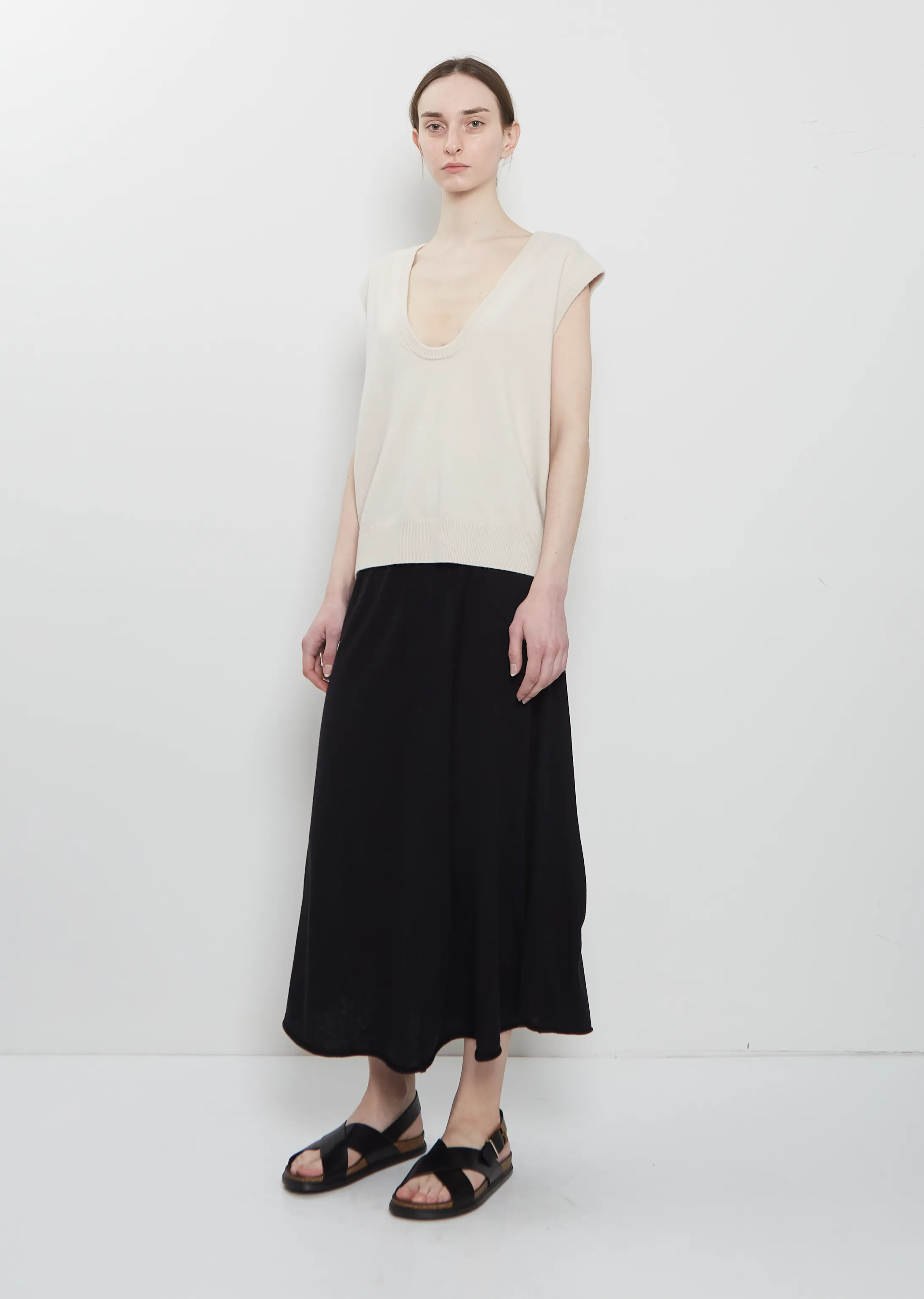 n°423 Lord Stretch Cashmere Top — Bone sold by La Garconne product image thumbnail 4