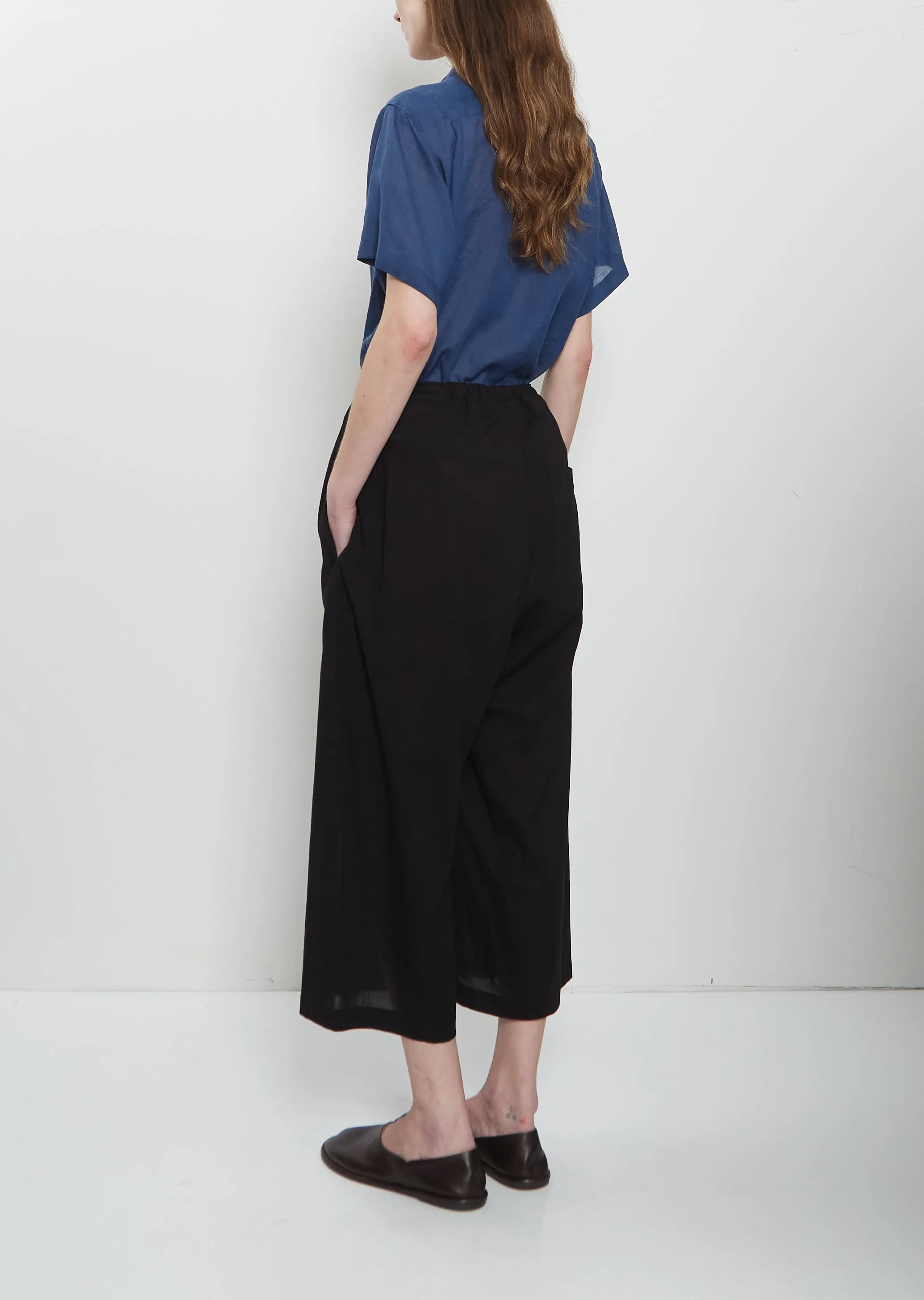 Cropped Wide Cotton Pant sold by La Garconne product image thumbnail 3