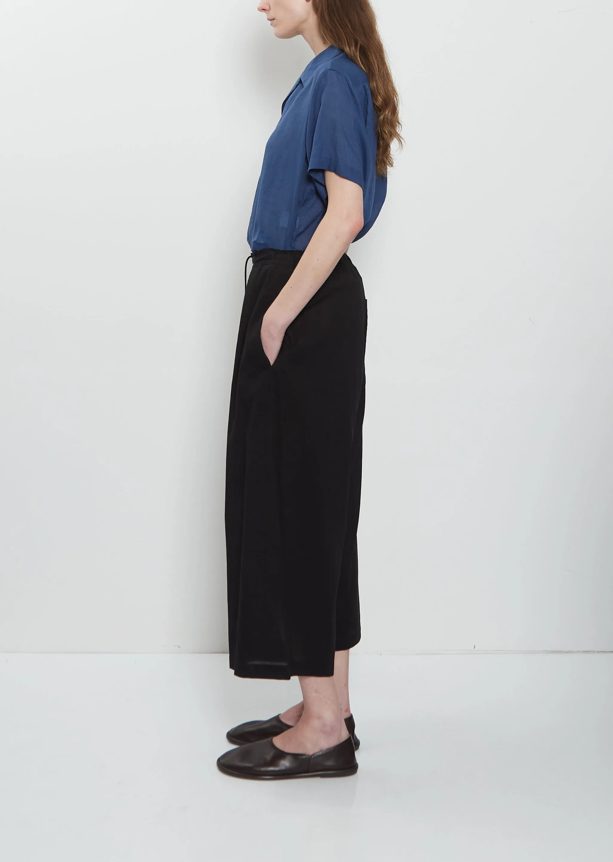 Cropped Wide Cotton Pant sold by La Garconne product image thumbnail 2