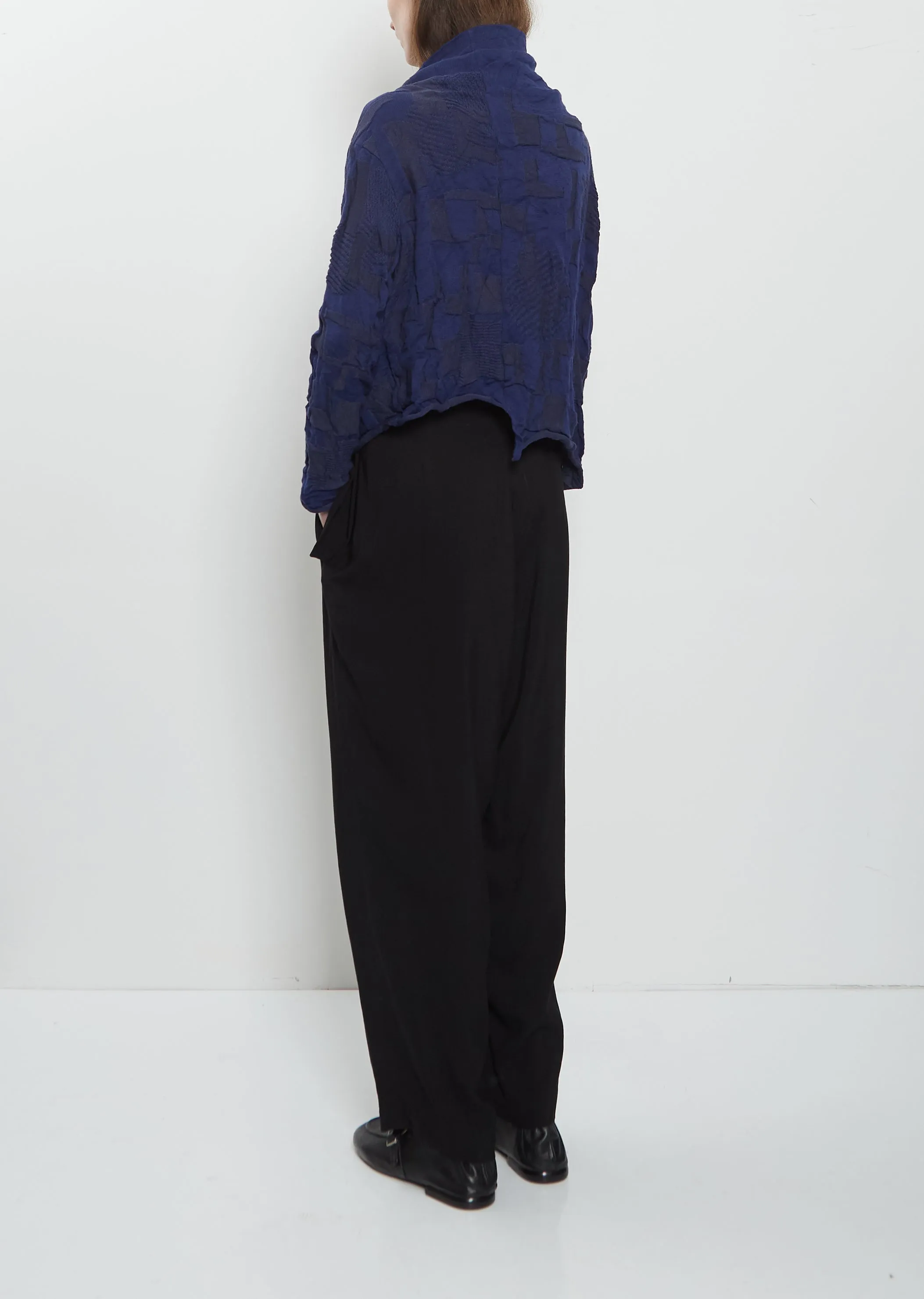 Off Neck Cotton Knit Cardigan sold by La Garconne product image thumbnail 3