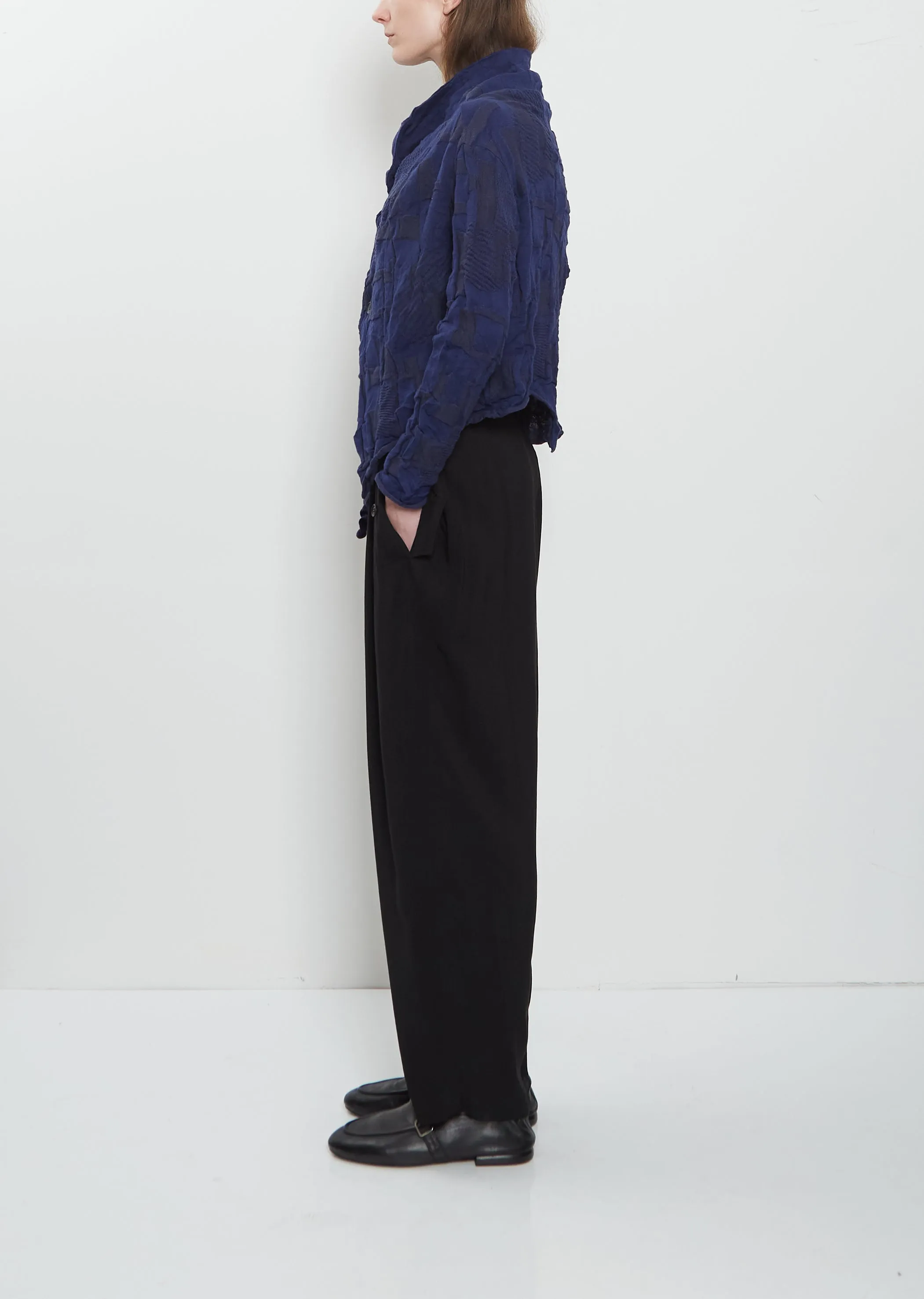 Off Neck Cotton Knit Cardigan sold by La Garconne product image thumbnail 2