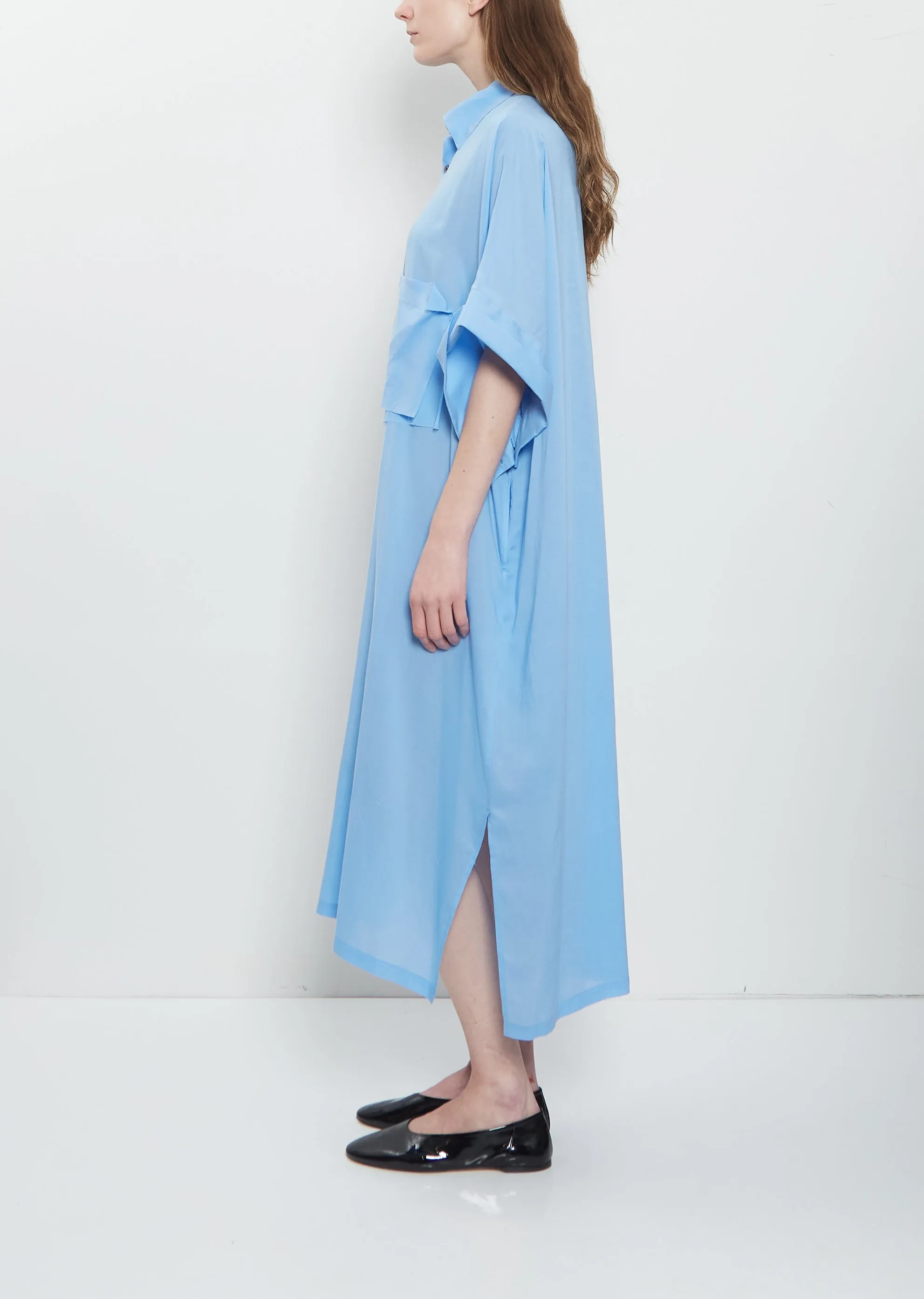 Arranged Pocket Shirt Dress sold by La Garconne product image thumbnail 2