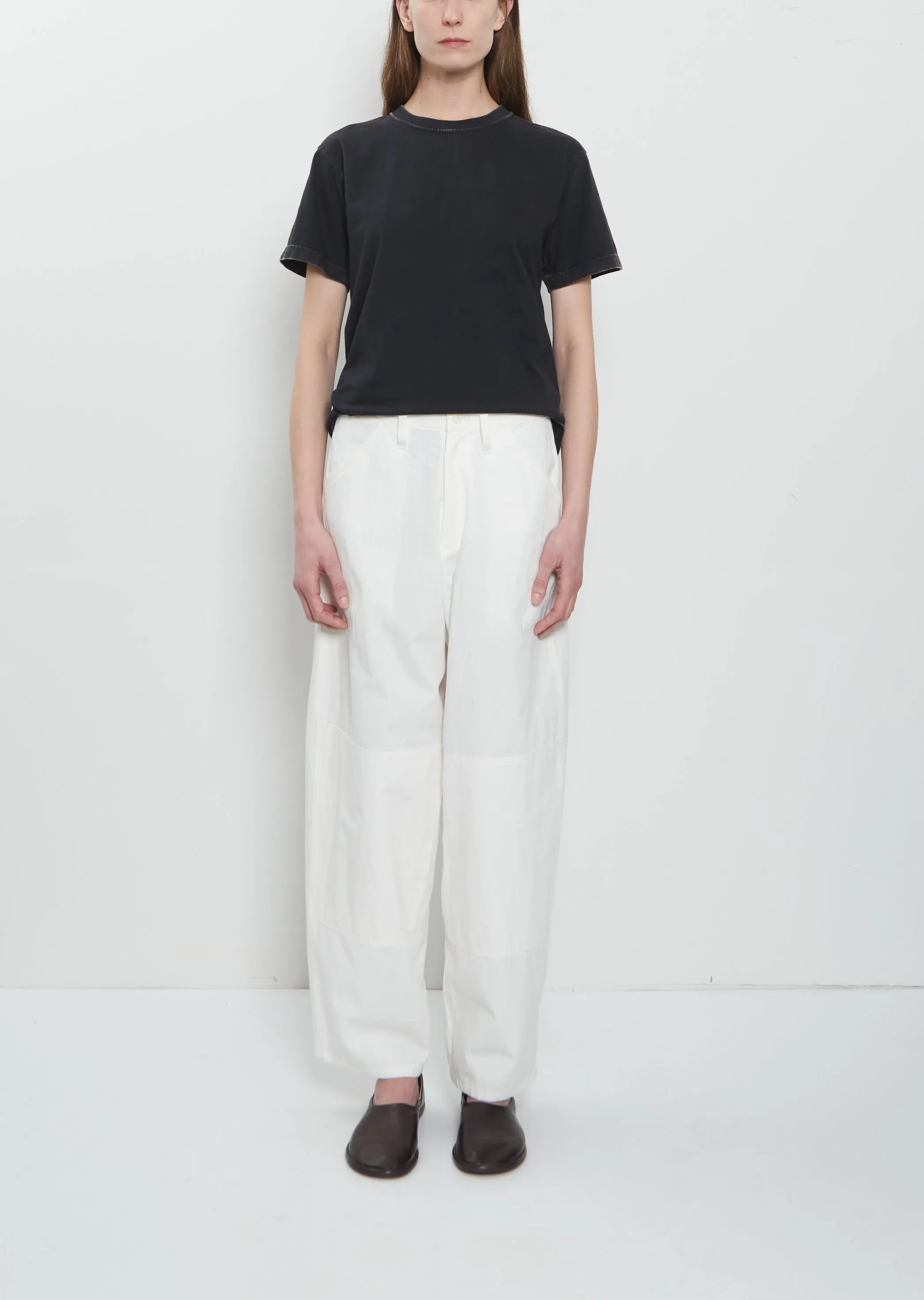 Work Cotton Linen Pant sold by La Garconne