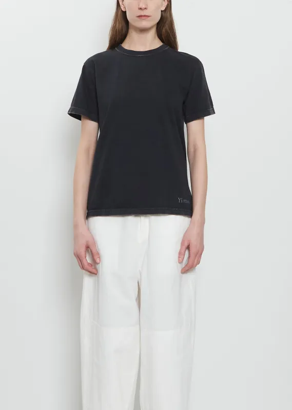 Short Sleeve Cotton Tee made by Yohji Yamamoto