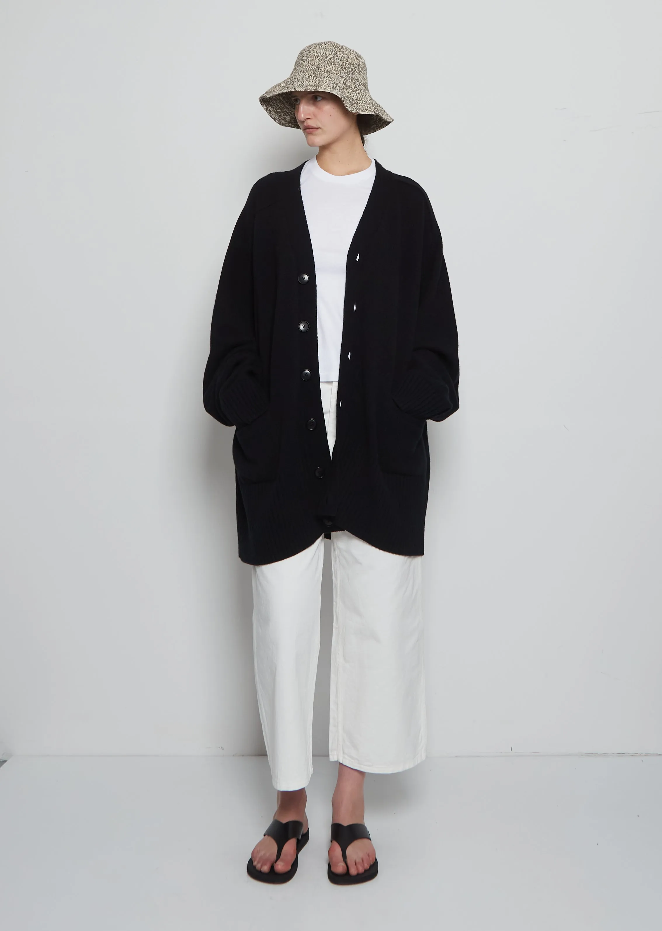 Crochet Cotton Linen Brim Hat sold by La Garconne product image thumbnail 2