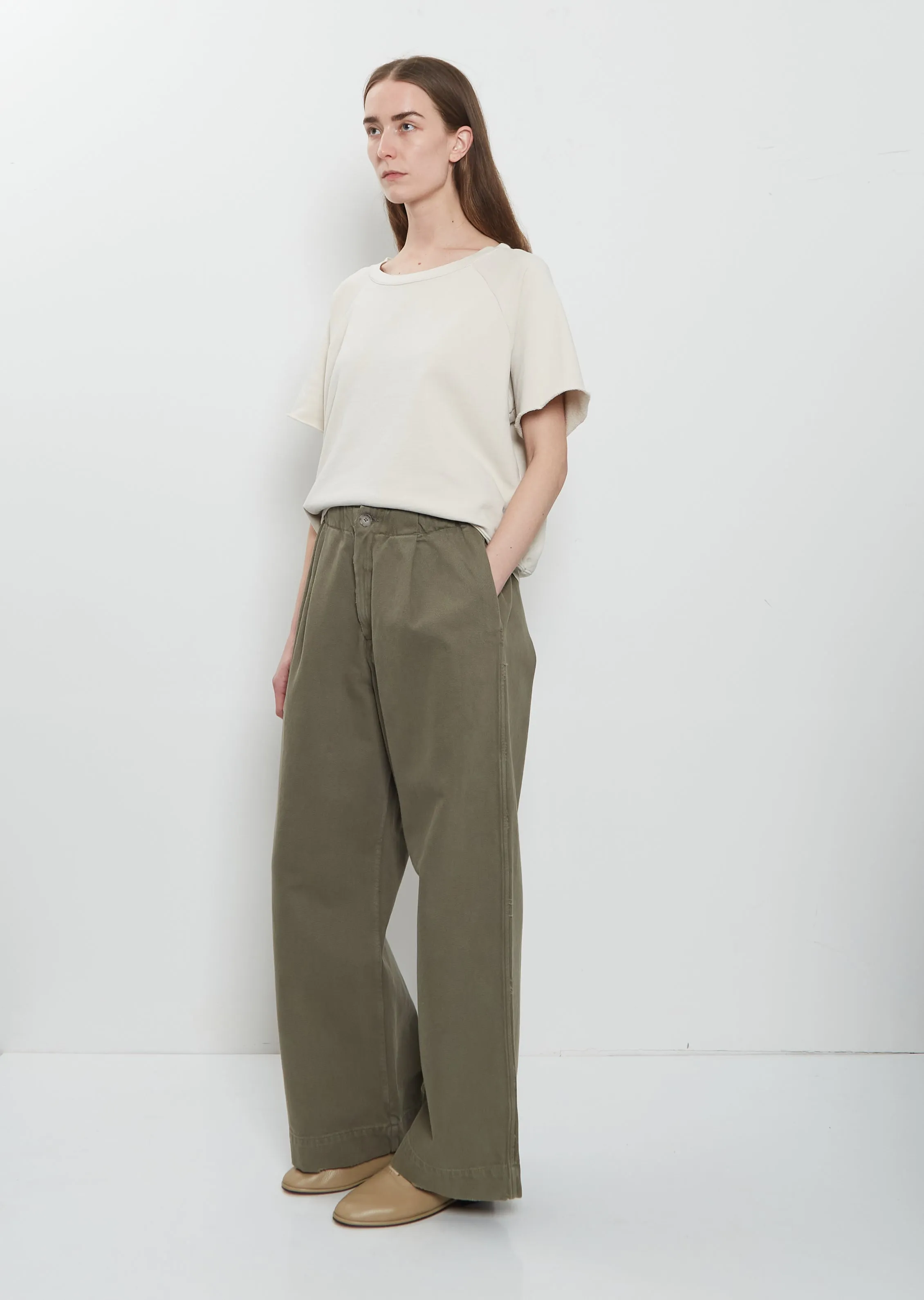 Washed Cotton Trouser sold by La Garconne product image thumbnail 4
