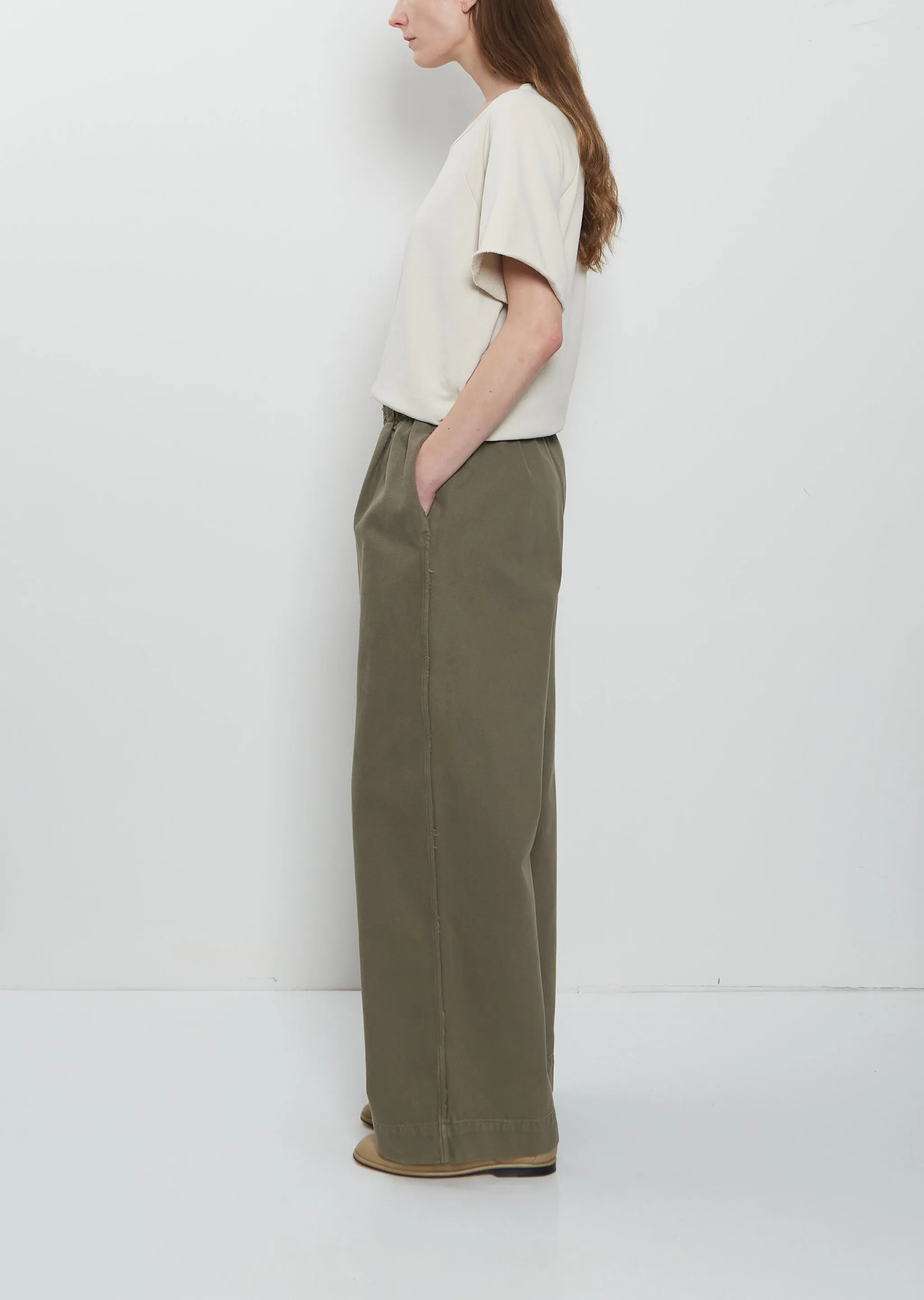 Washed Cotton Trouser sold by La Garconne product image thumbnail 2