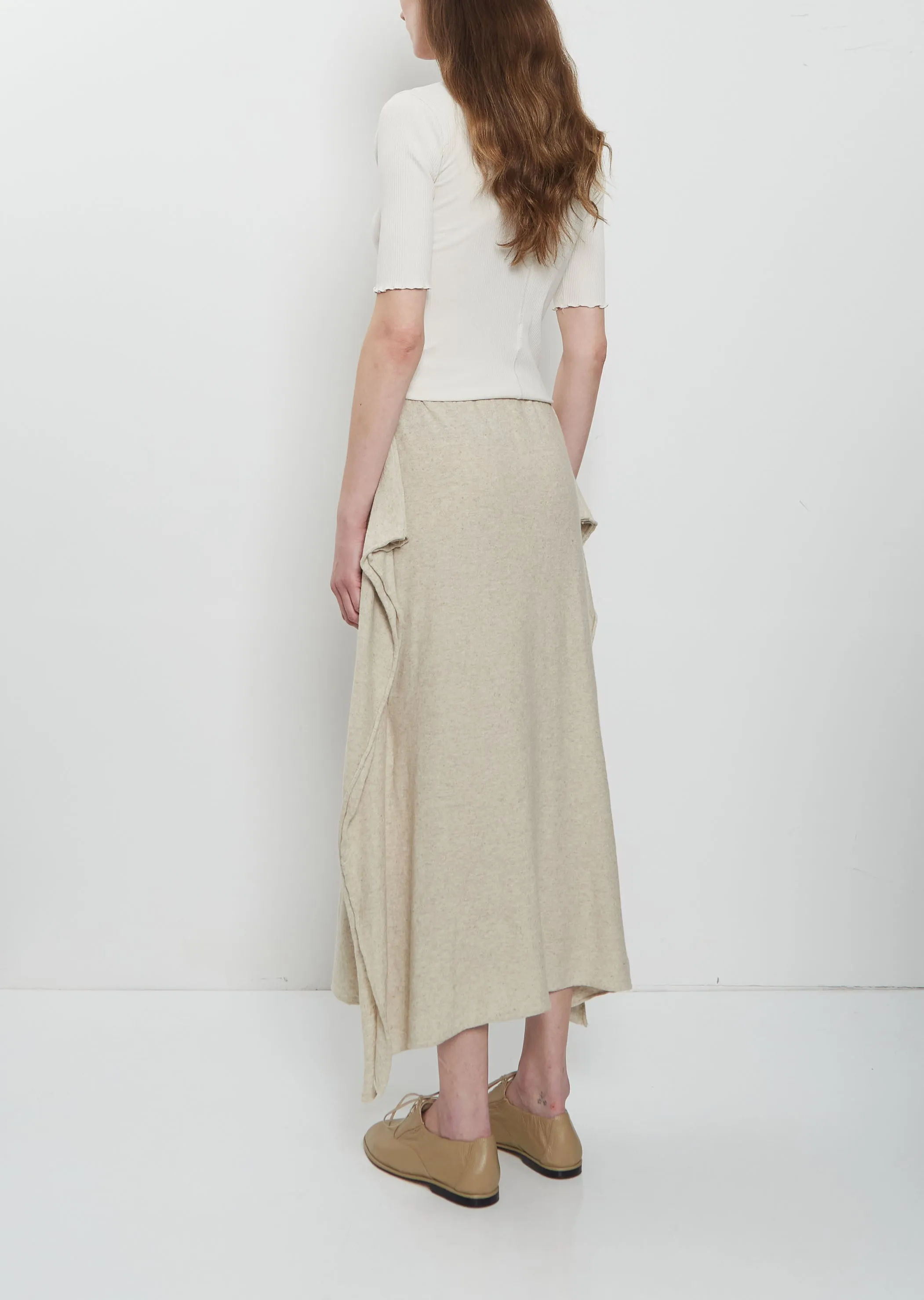 Ruffle Rib Pima Cotton Tee sold by La Garconne product image thumbnail 3