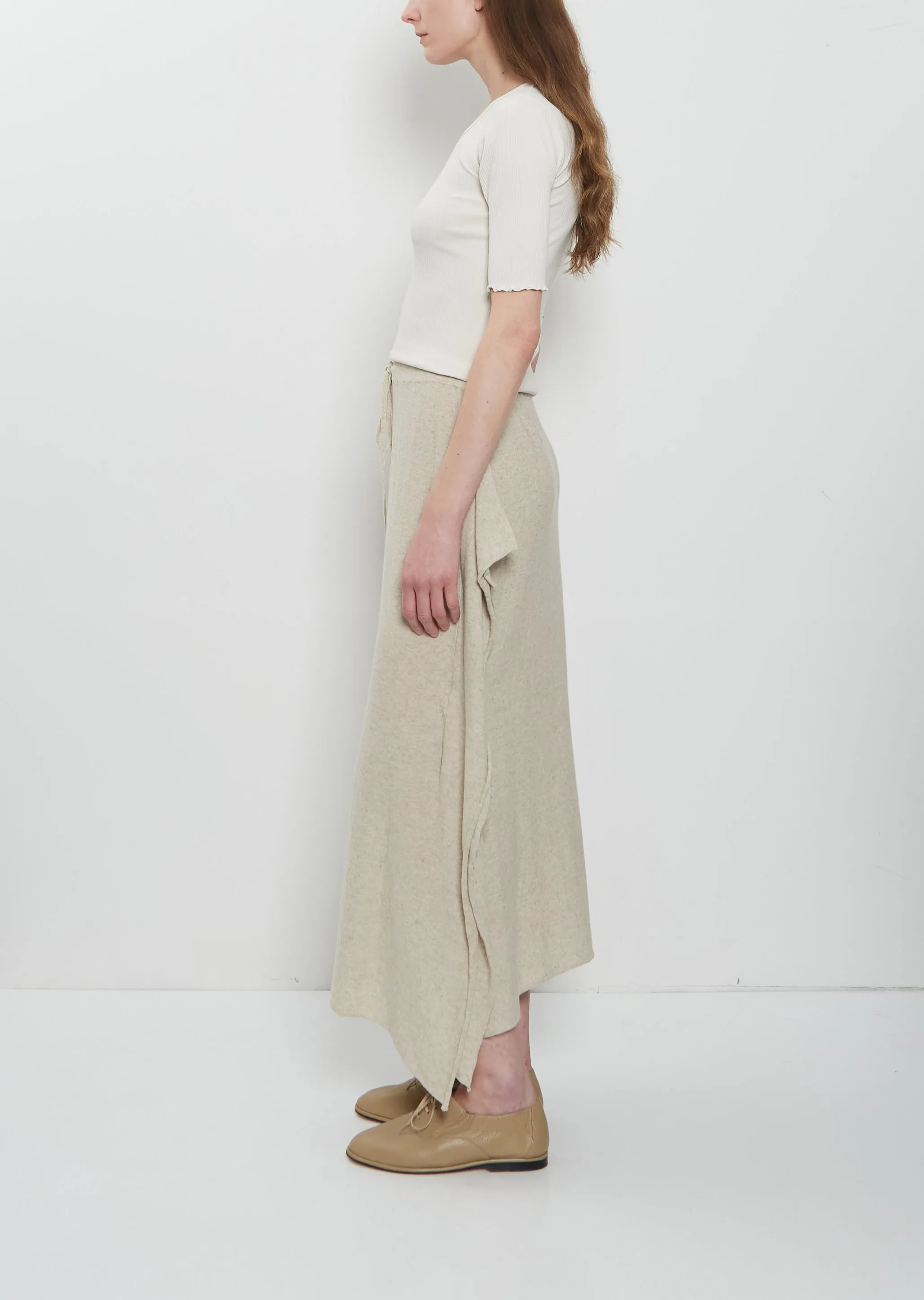 Wave Cotton Linen Skirt sold by La Garconne product image thumbnail 2