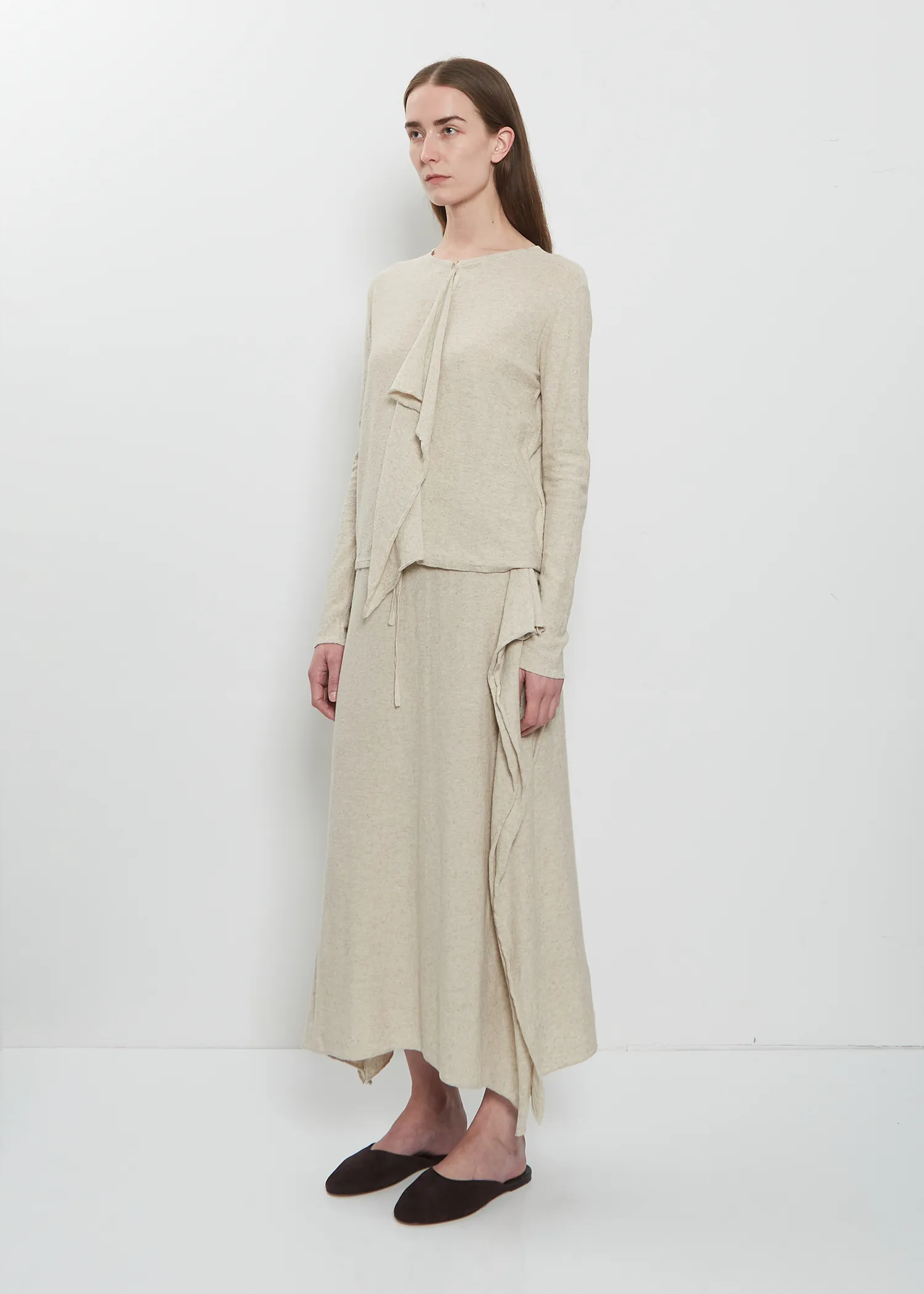 Wave Cotton Linen Cardigan sold by La Garconne product image thumbnail 4