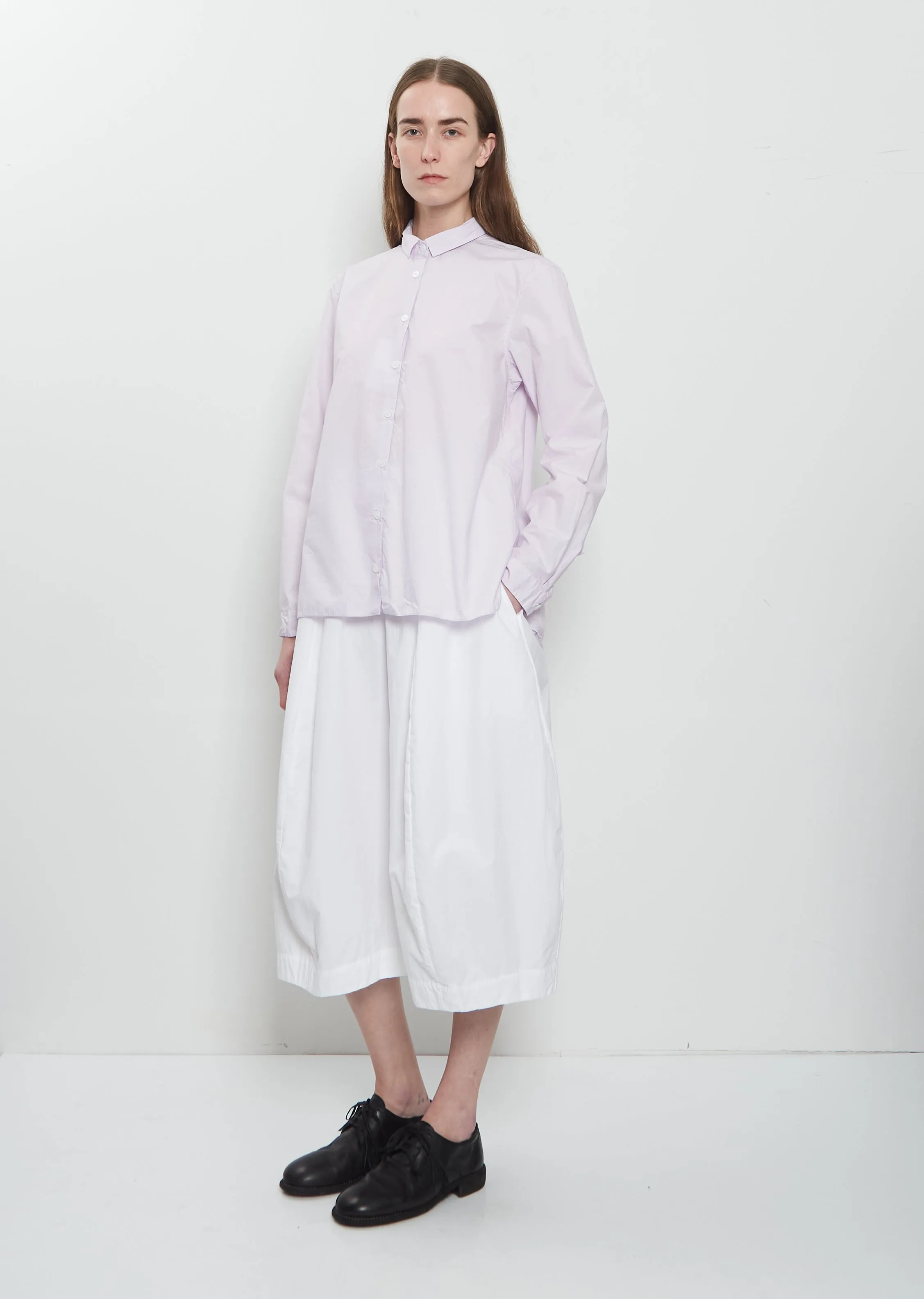 Loose Tyrol Cotton Shirt — Peony sold by La Garconne product image thumbnail 4