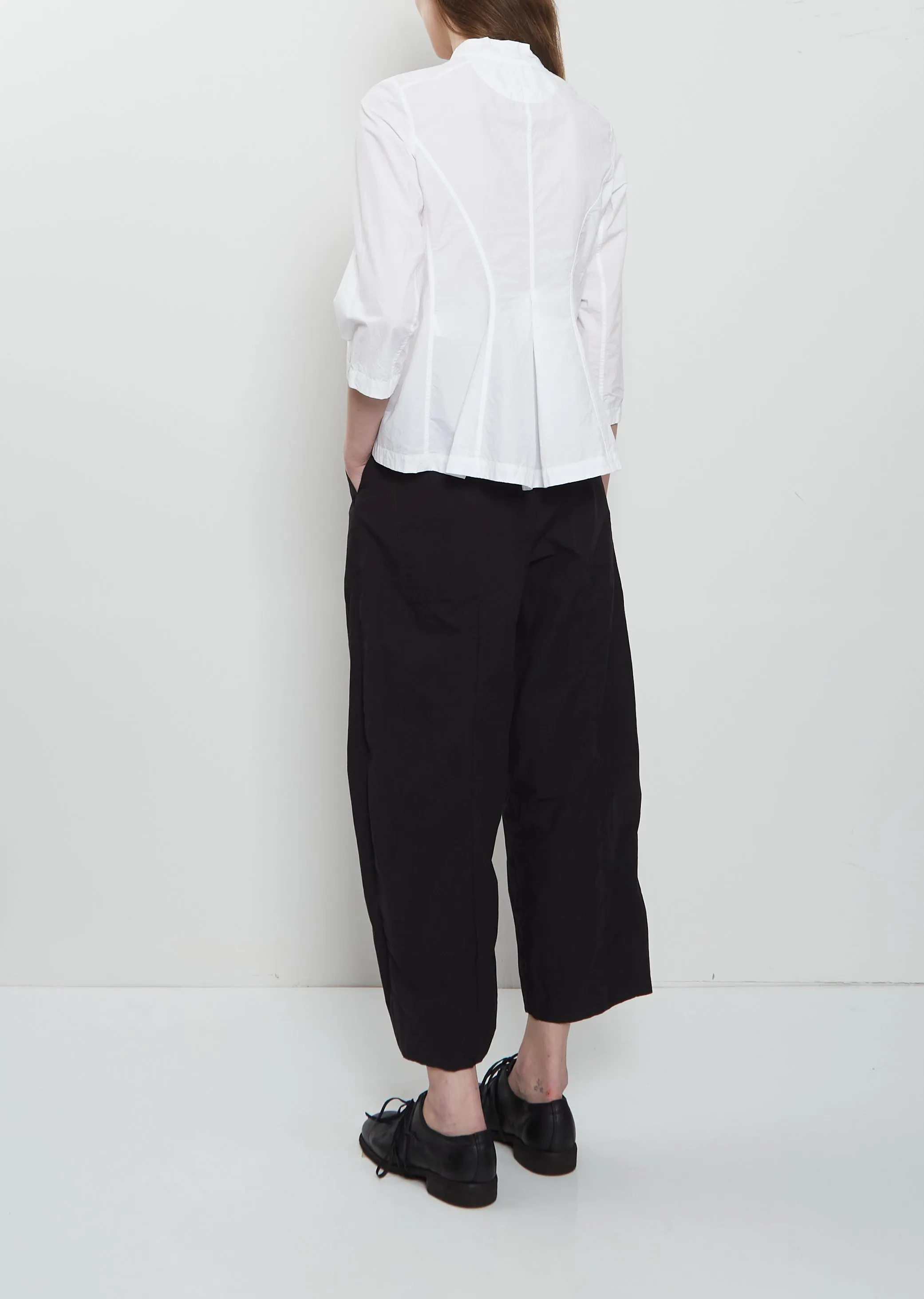 Ada Cotton Tailored Shirt — White sold by La Garconne product image thumbnail 3
