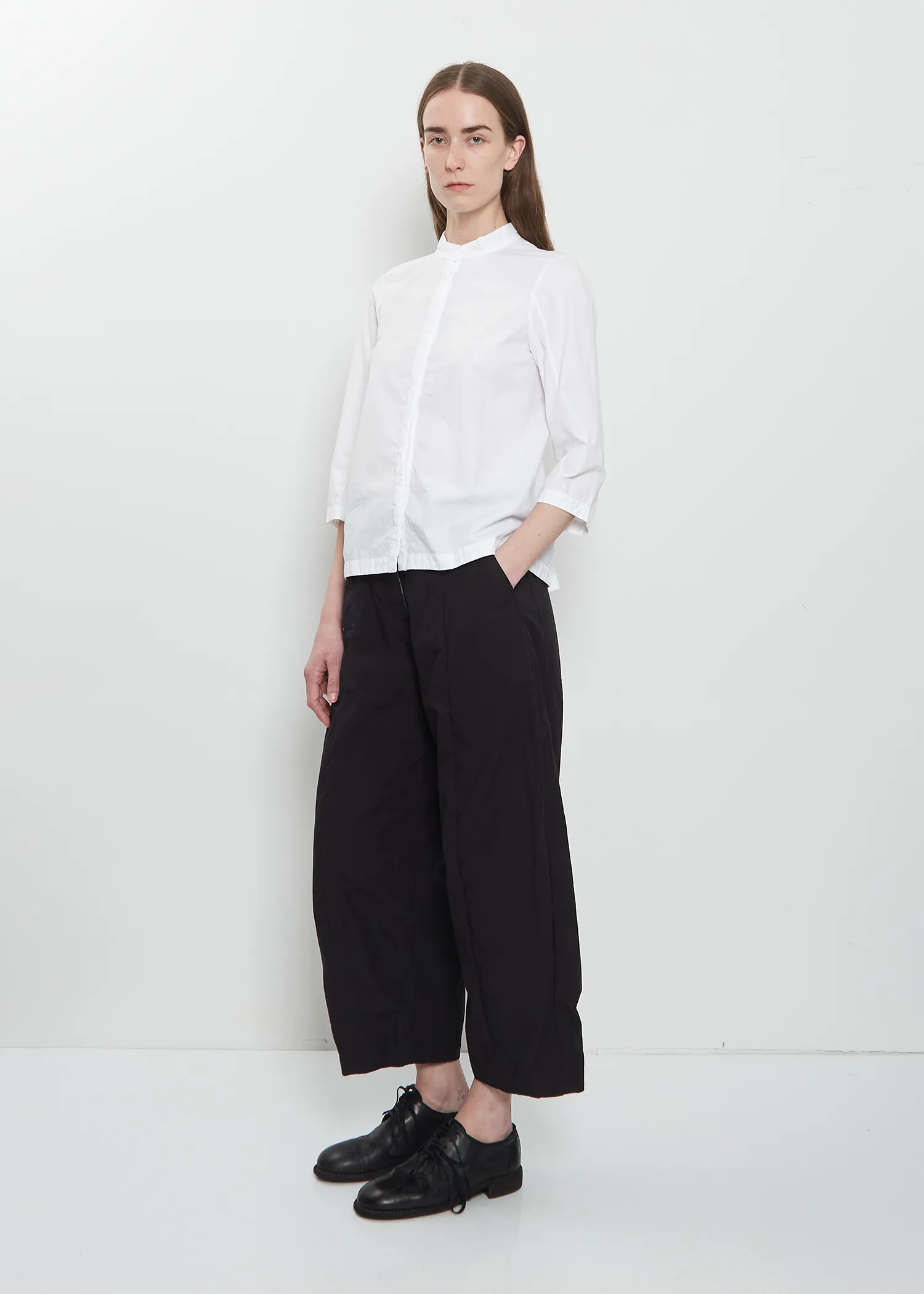 Ada Cotton Tailored Shirt — White sold by La Garconne product image thumbnail 4