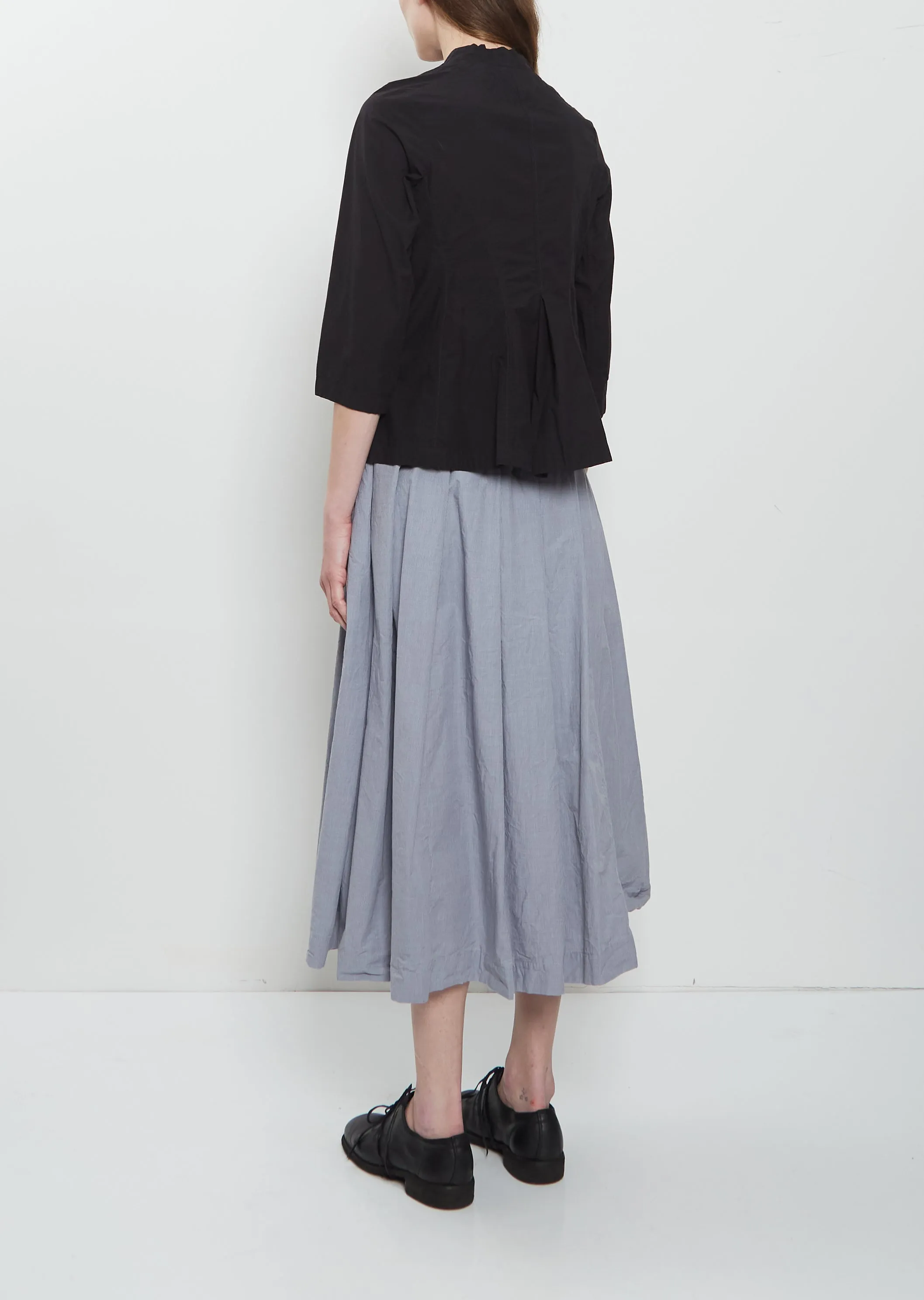 Ada Cotton Tailored Shirt — Black sold by La Garconne product image thumbnail 3