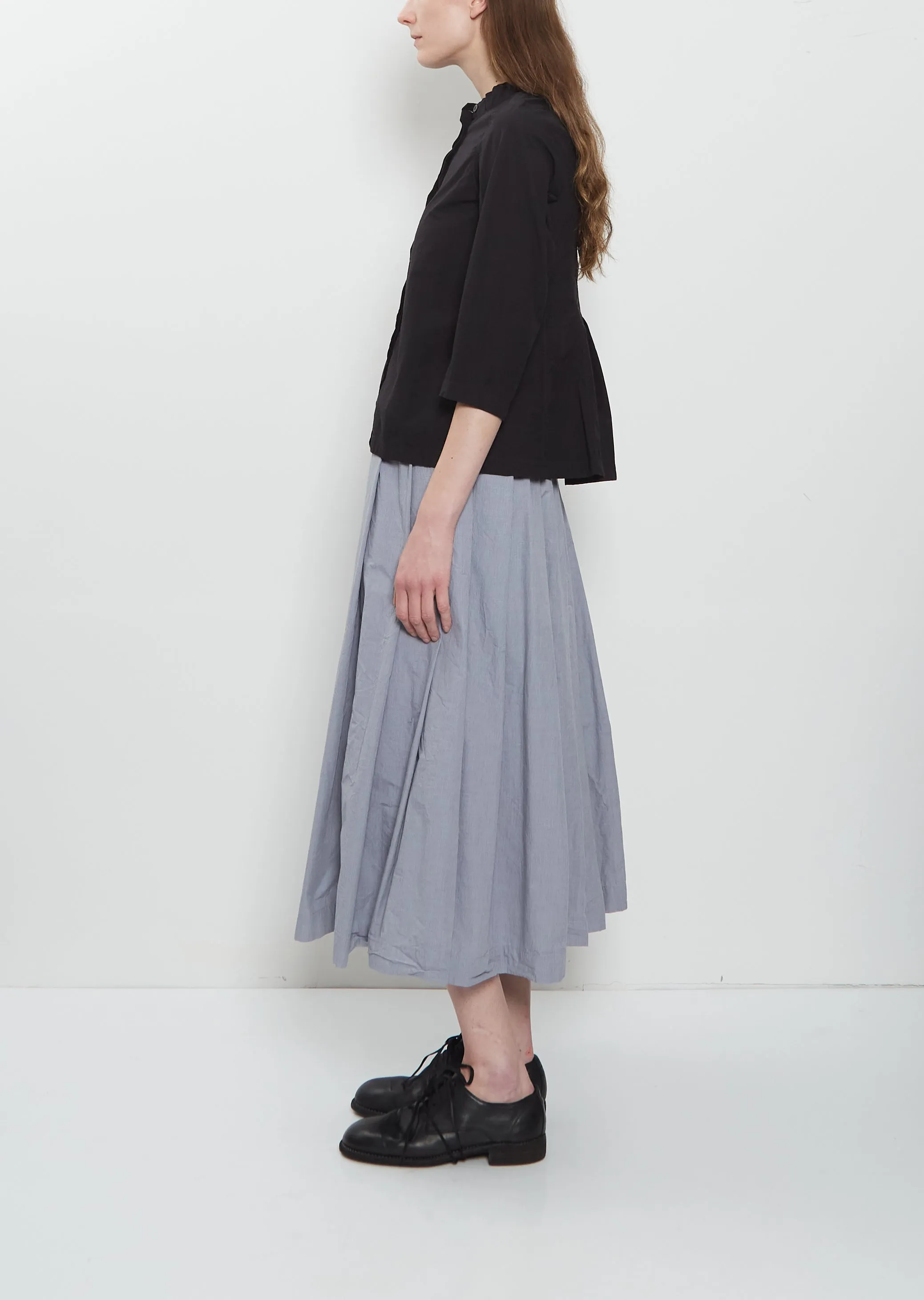 Ada Cotton Tailored Shirt — Black sold by La Garconne product image thumbnail 2