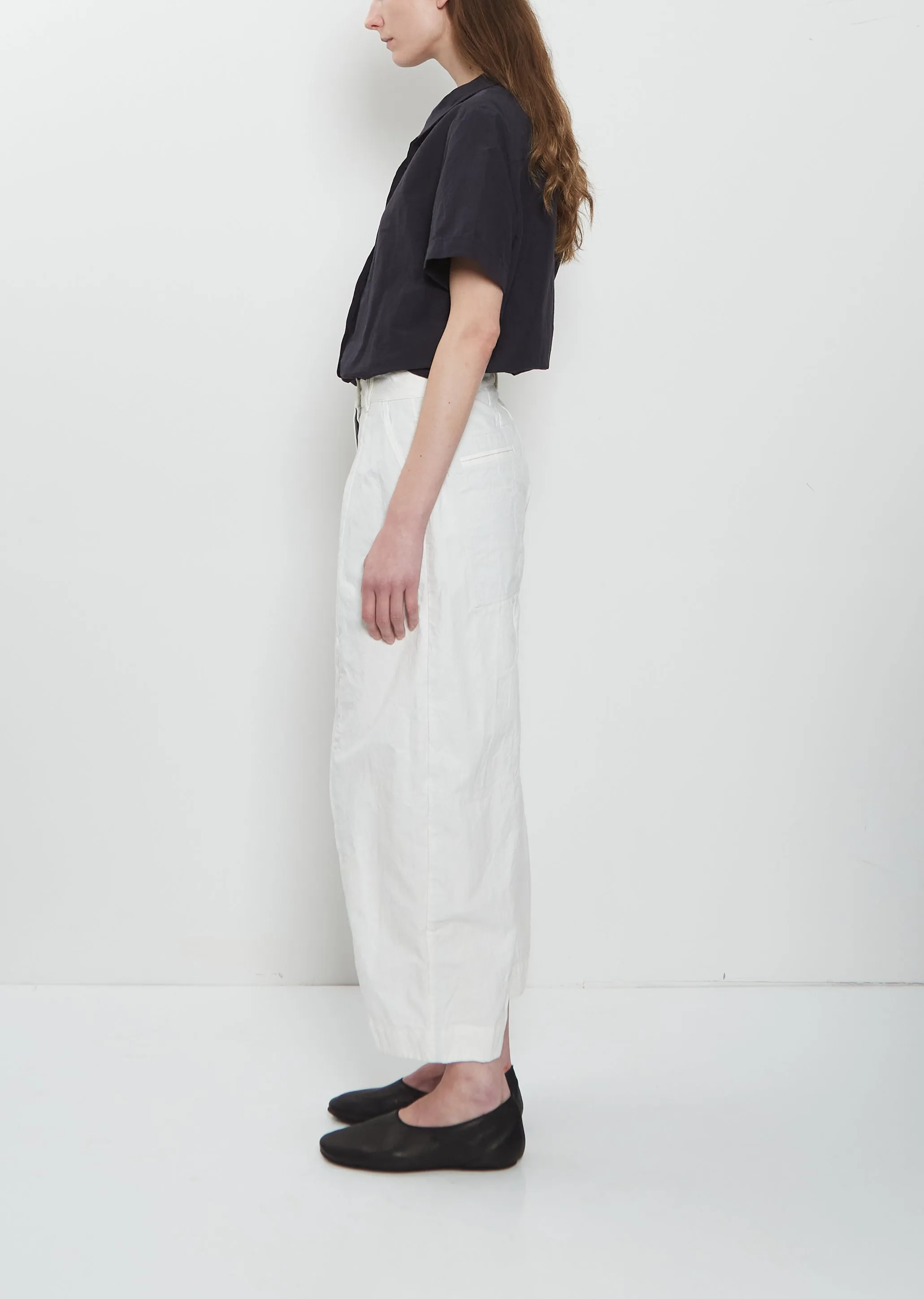 Sandra Cotton Pants — White sold by La Garconne product image thumbnail 2