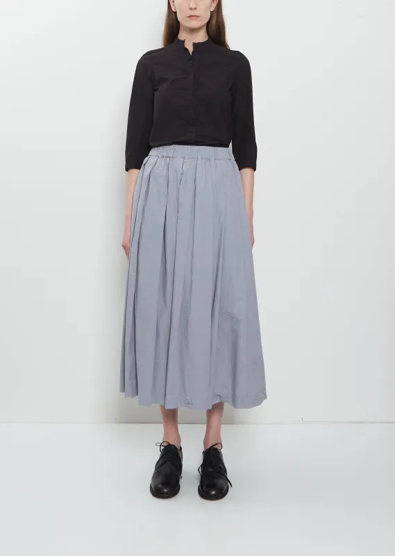 Matilde Cotton Skirt — Charcoal Check made by Bergfabel