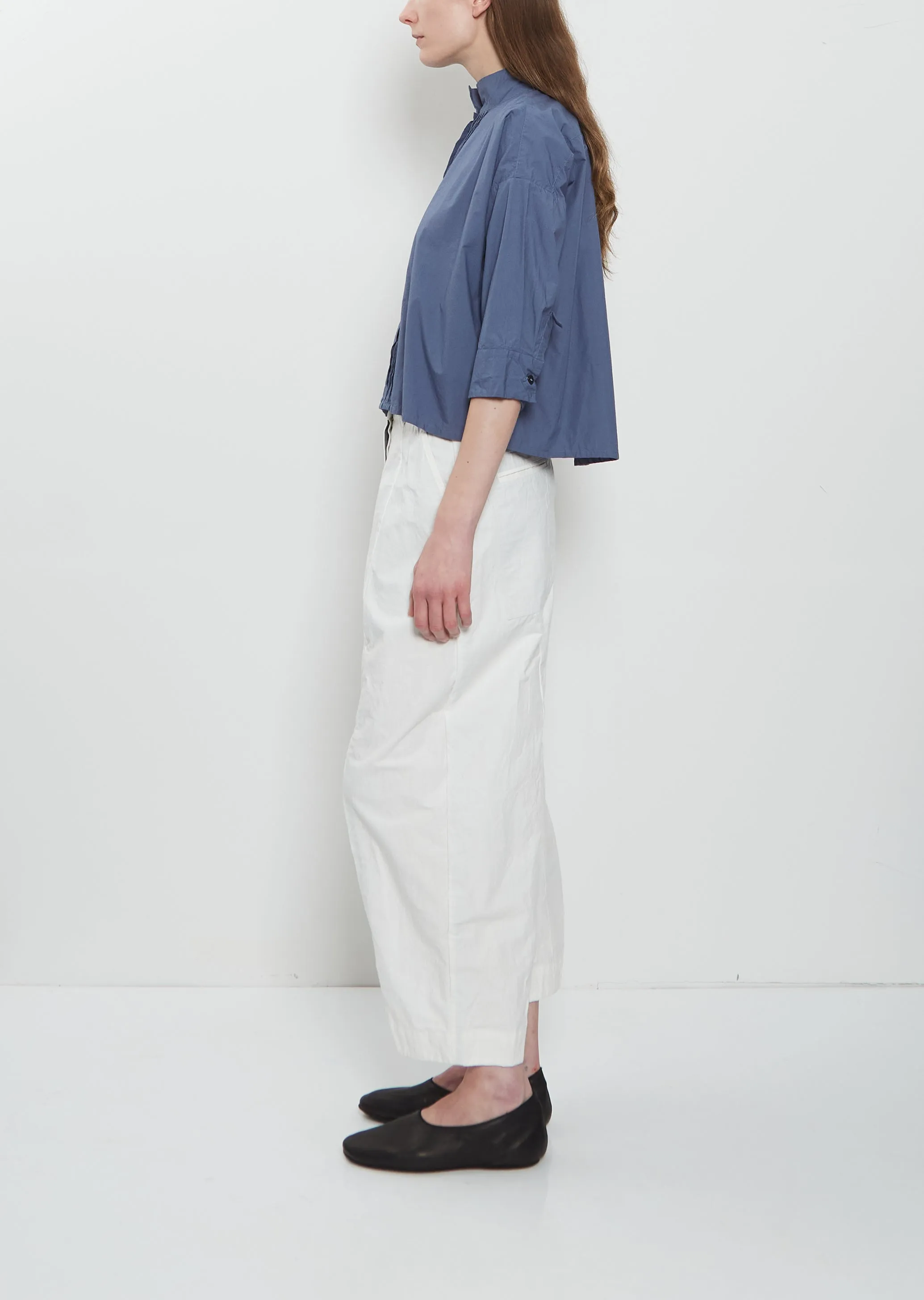 Claudia Cotton Shirt — Blue sold by La Garconne product image thumbnail 2