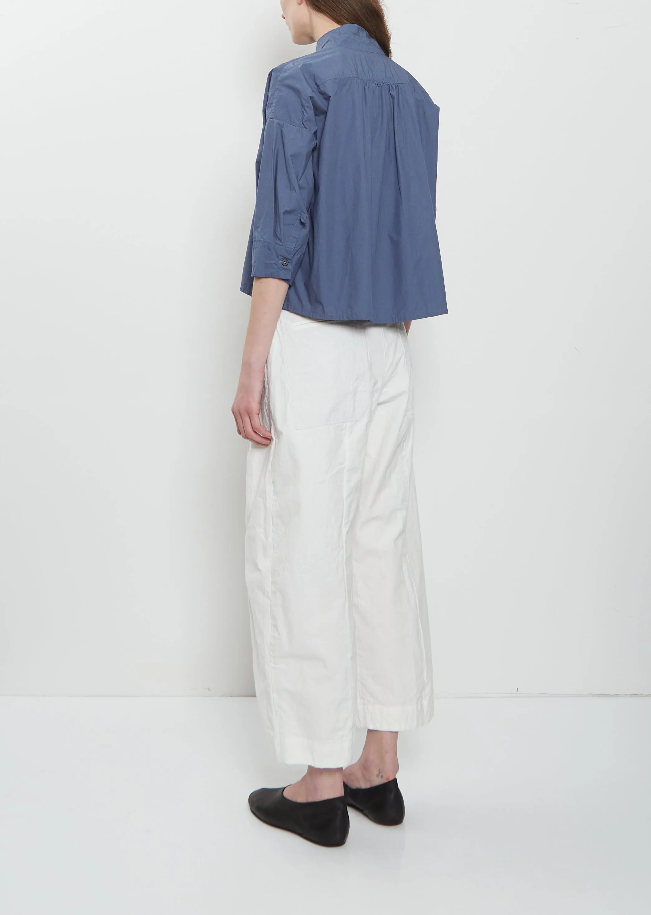 Claudia Cotton Shirt — Blue sold by La Garconne product image thumbnail 3