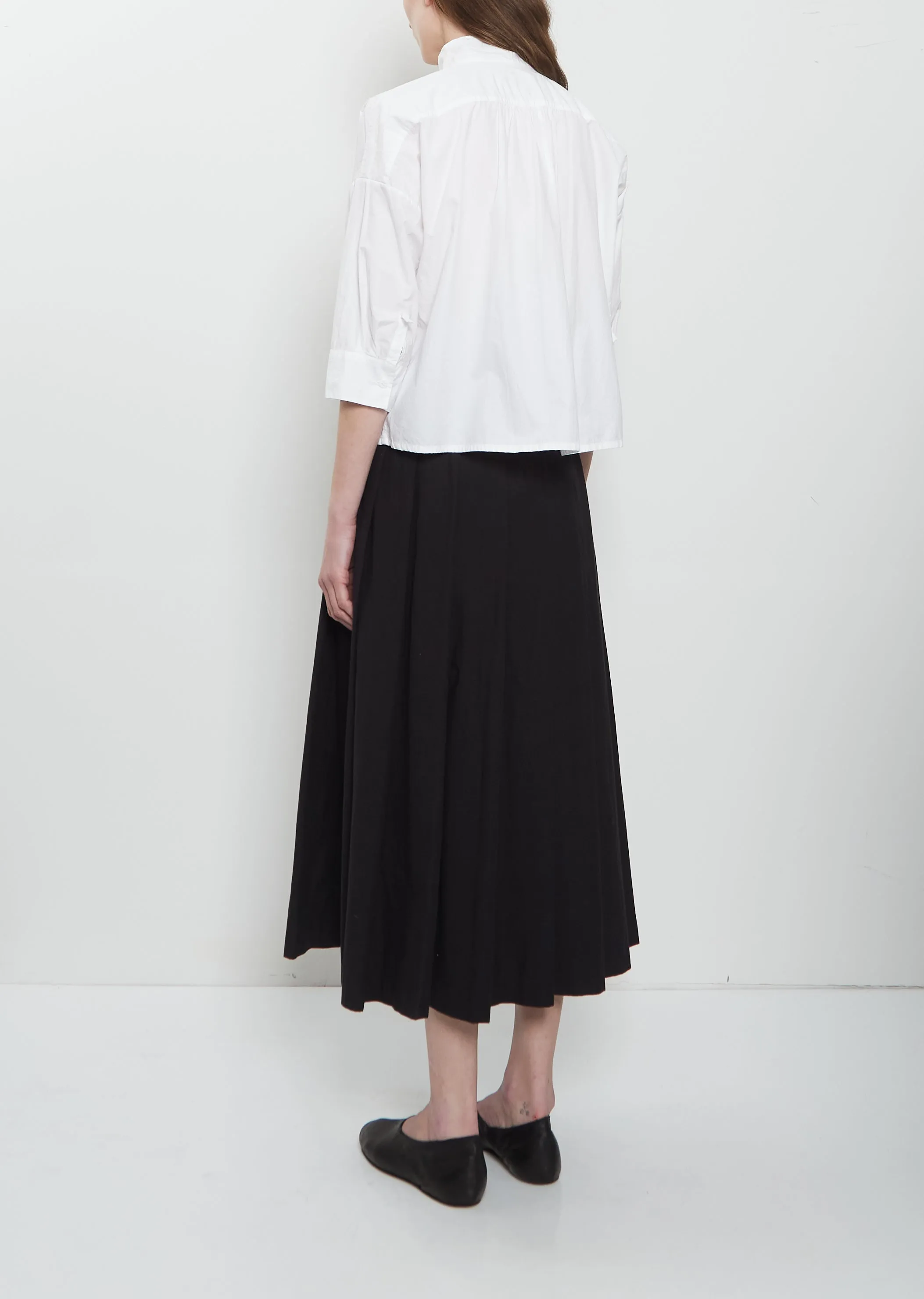 Claudia Cotton Shirt — White sold by La Garconne product image thumbnail 3