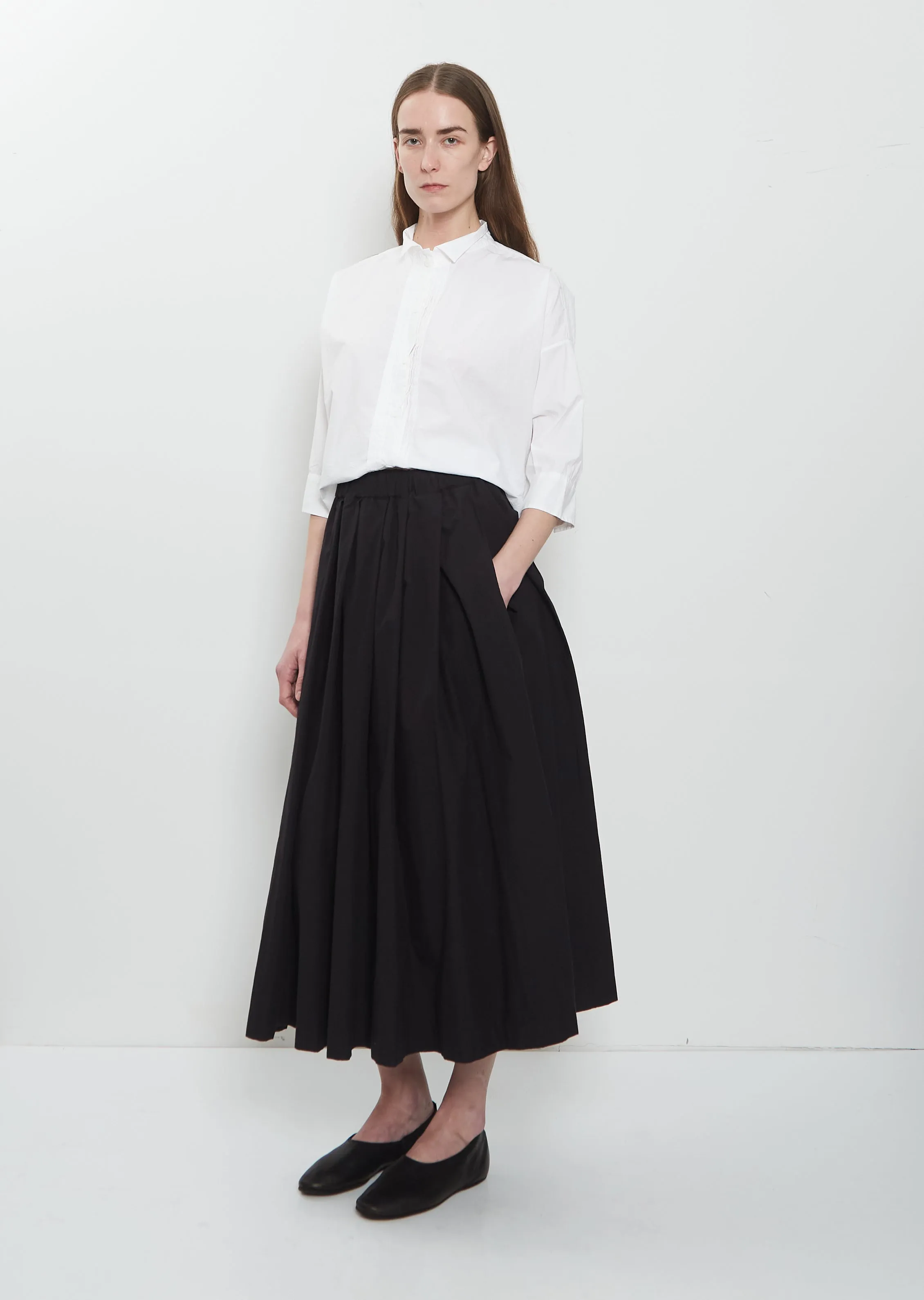 Claudia Cotton Shirt — White sold by La Garconne product image thumbnail 4