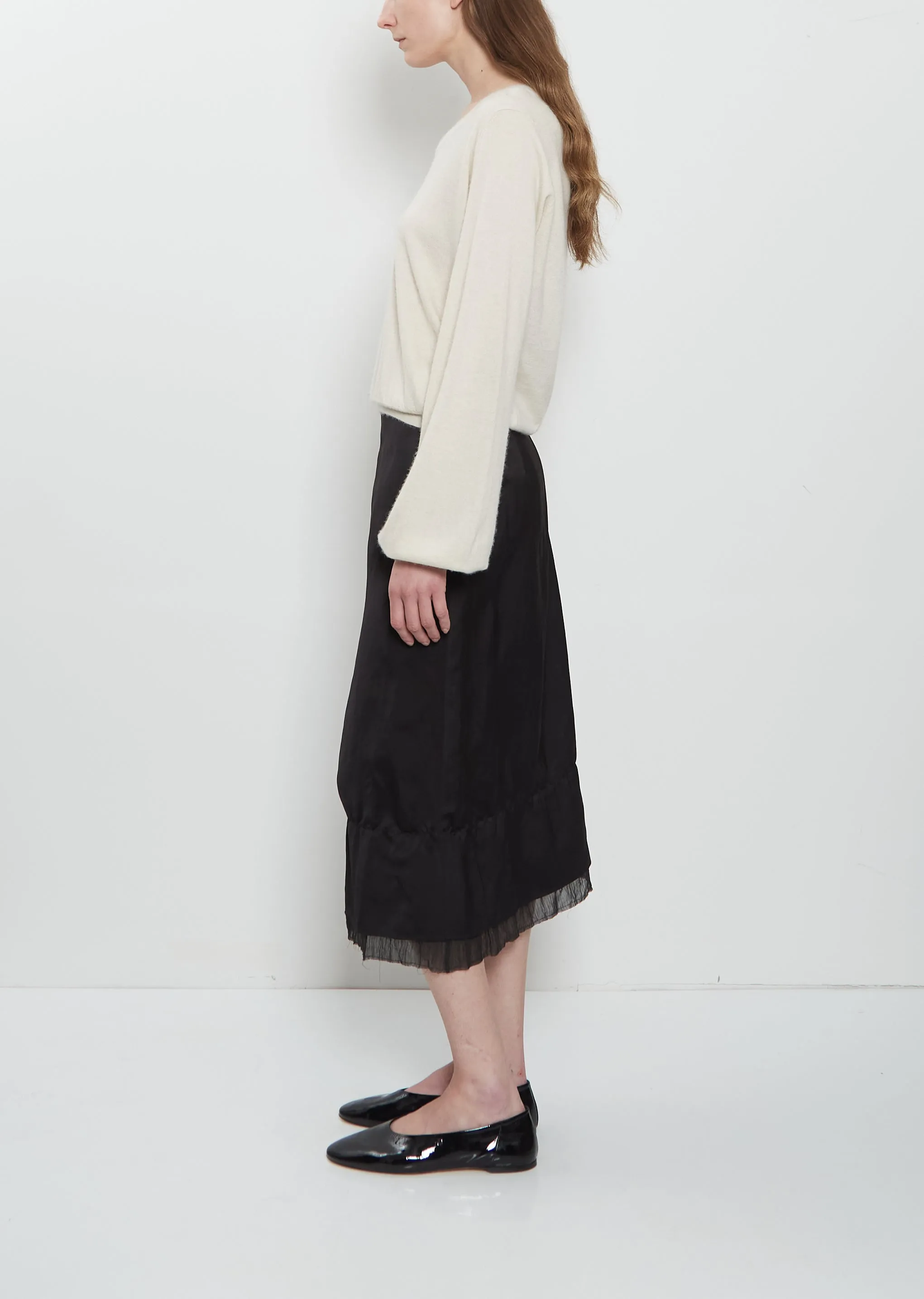 Layered Satin Skirt sold by La Garconne product image thumbnail 2