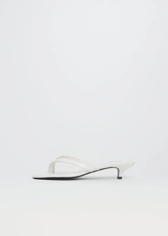Croco-Embossed Heeled Sandal made by Toteme