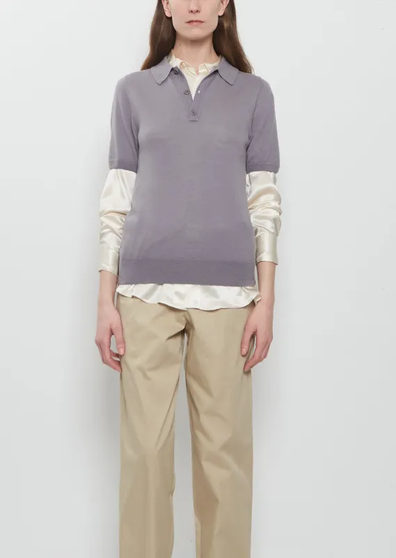 Joel Felted Cashmere Polo made by Meta Campania Collective
