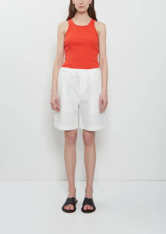 Ed Unlined Cotton Drawstring Shorts made by Meta Campania Collective