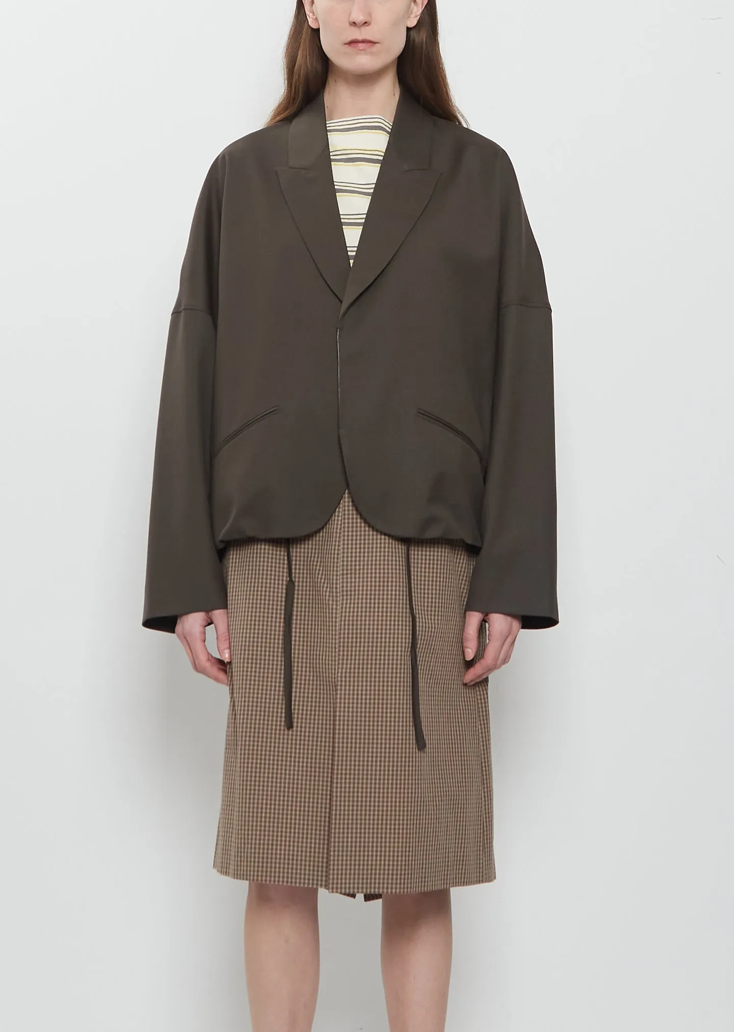 Relaxed Wool Blazer sold by La Garconne