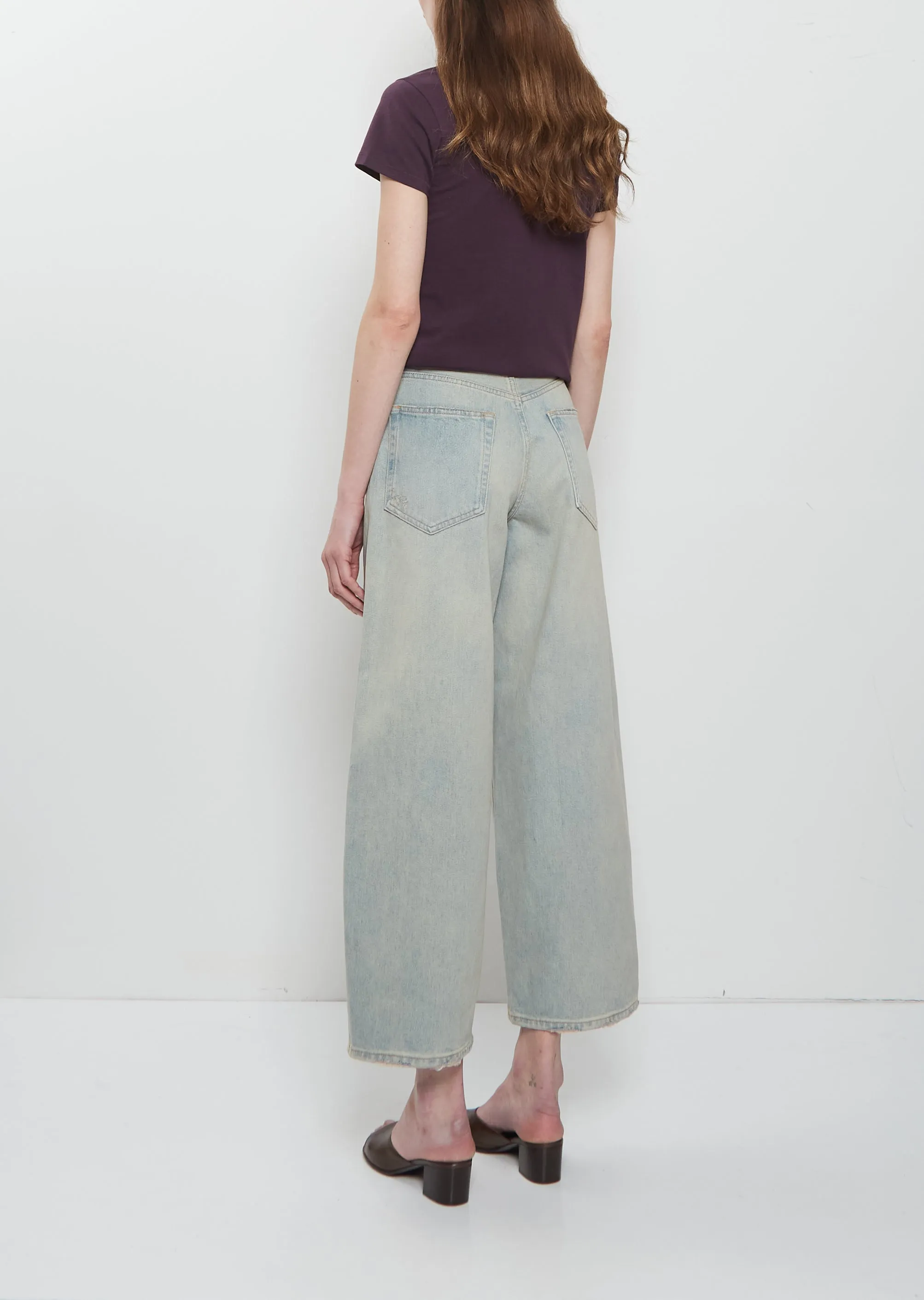 Cropped Roomy — Geyser Blue sold by La Garconne product image thumbnail 3