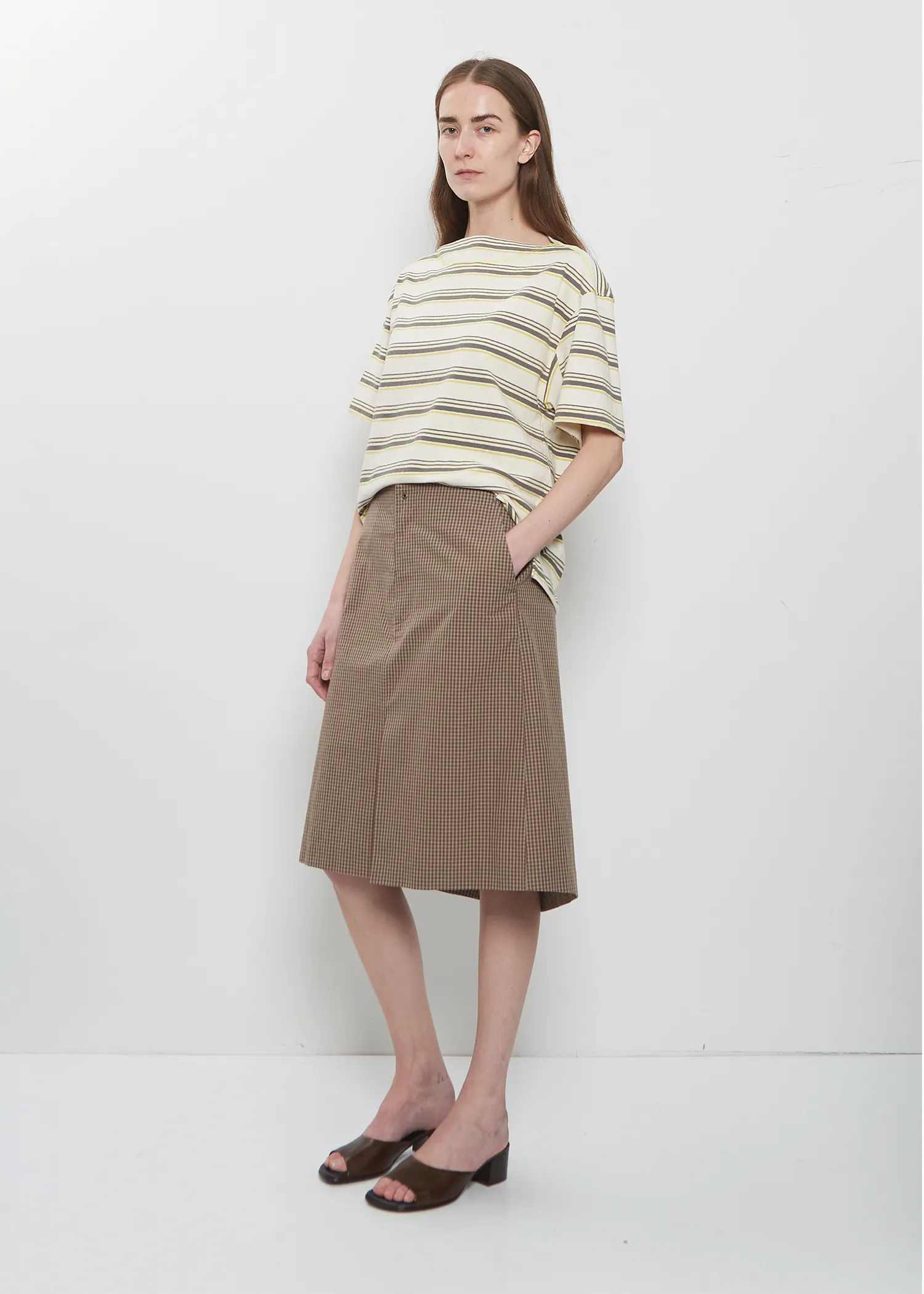 Fishtail Cotton Skirt sold by La Garconne product image thumbnail 4
