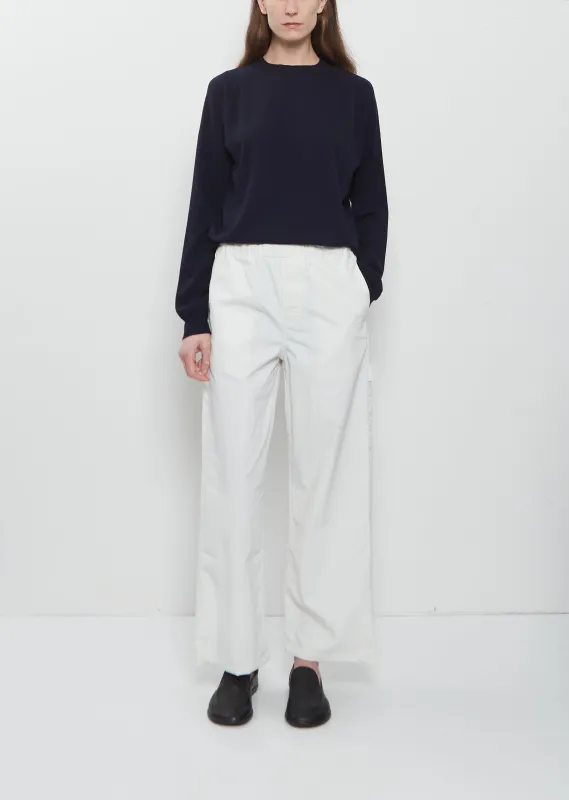 Frankie Drawstring Technical Nylon Worker Trousers made by Meta Campania Collective