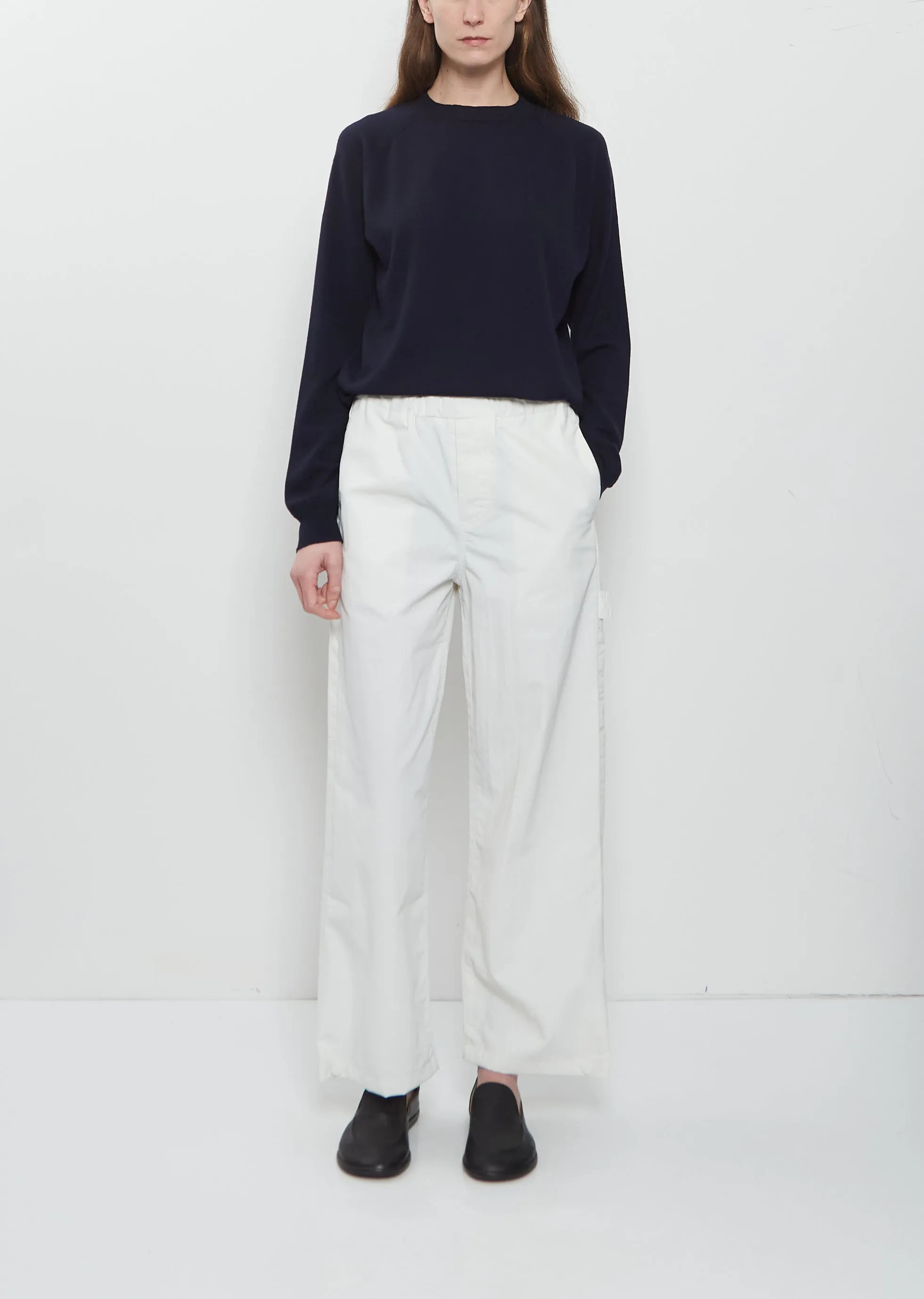 Frankie Drawstring Technical Nylon Worker Trousers sold by La Garconne