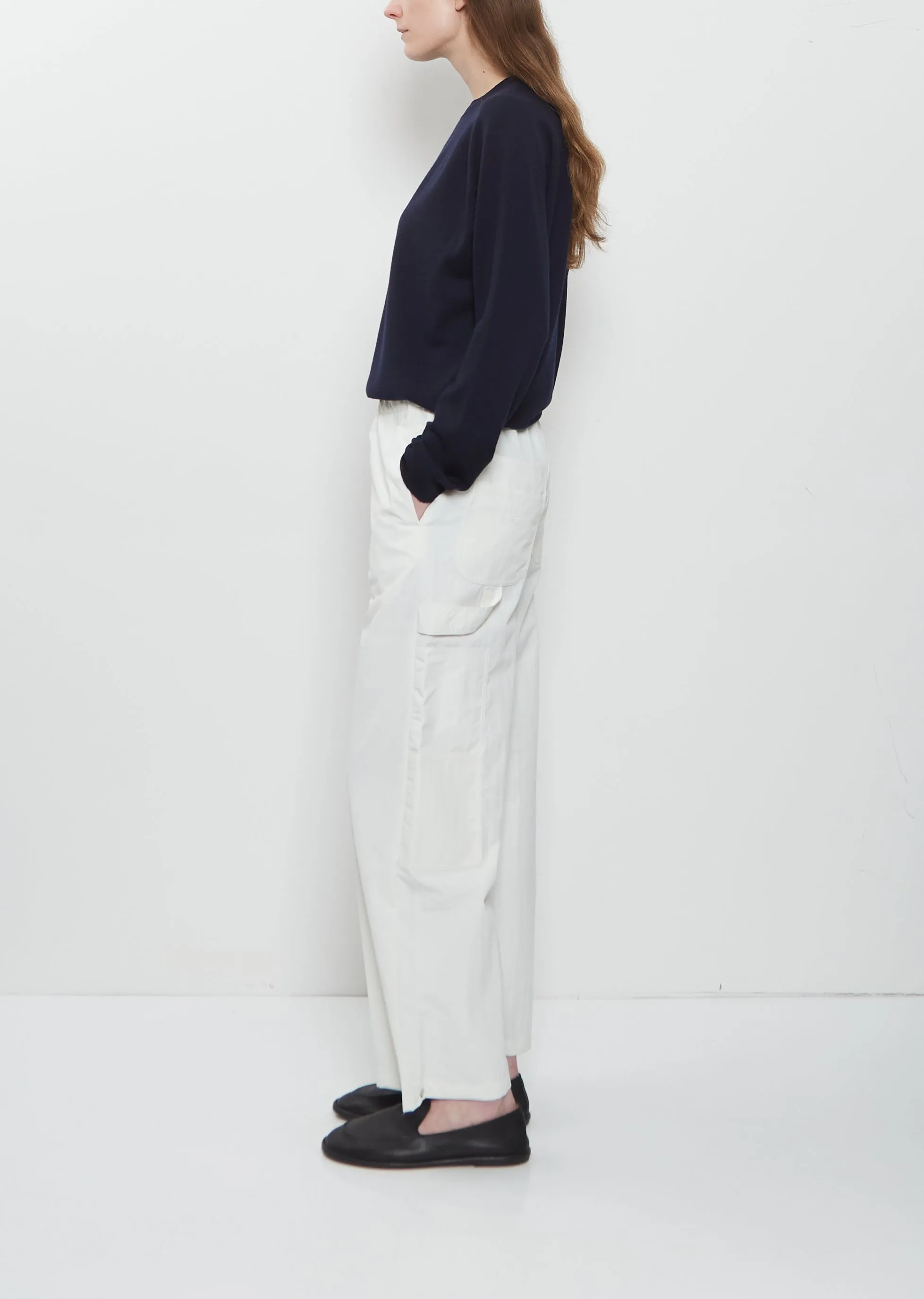 Frankie Drawstring Technical Nylon Worker Trousers sold by La Garconne product image thumbnail 2
