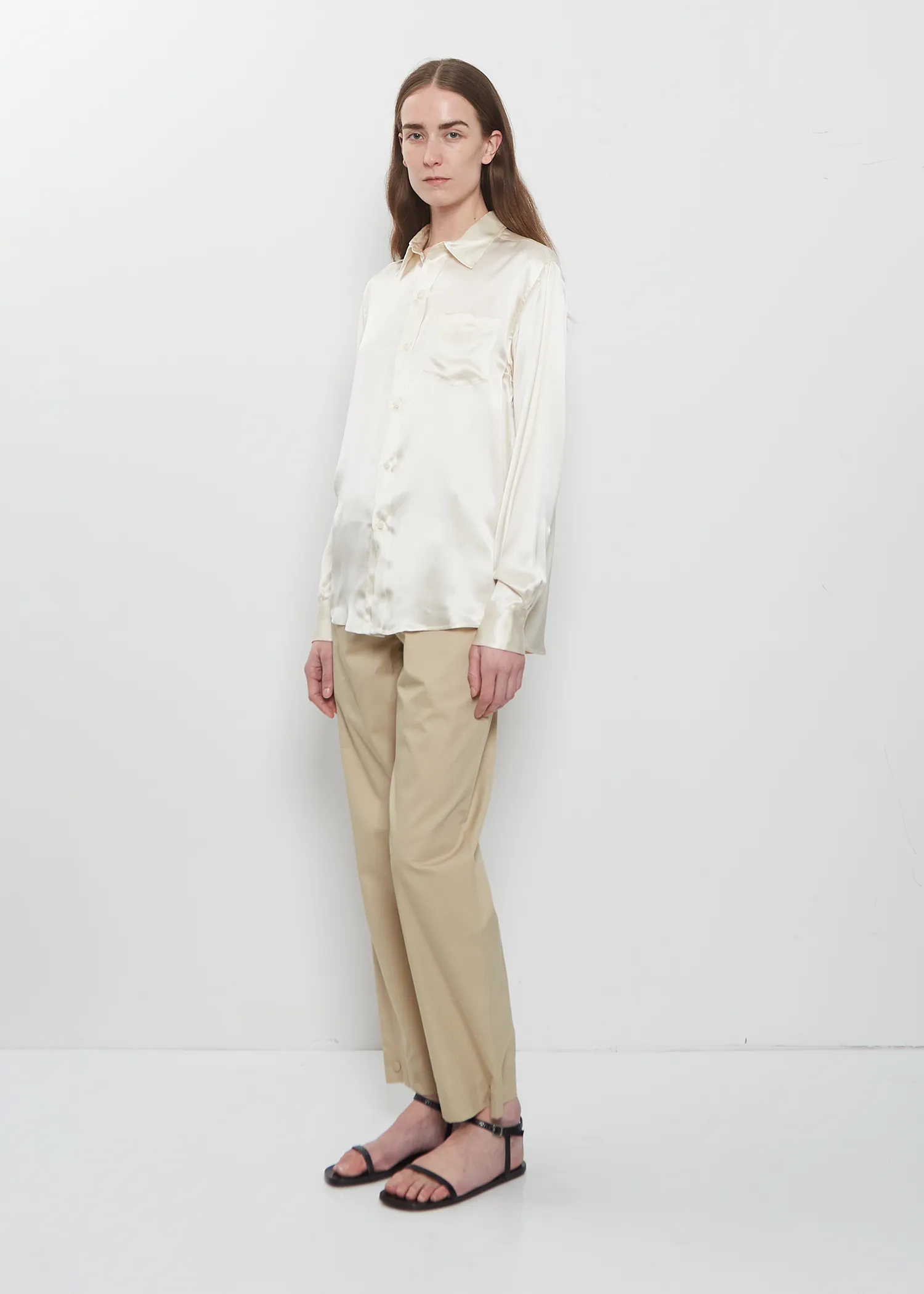 Pablo Unlined Fluid Silk Shirt sold by La Garconne product image thumbnail 4