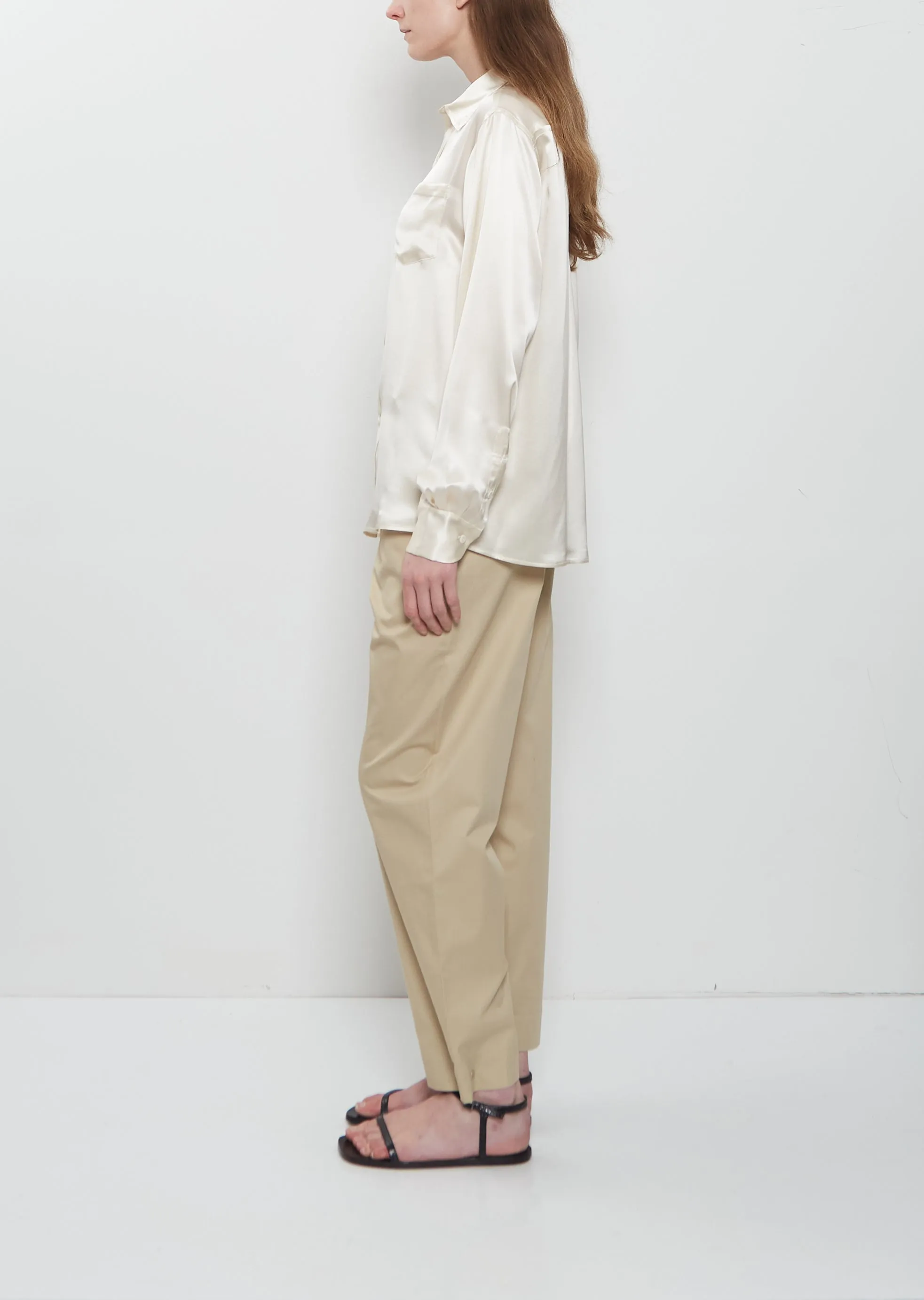 Pablo Unlined Fluid Silk Shirt sold by La Garconne product image thumbnail 2