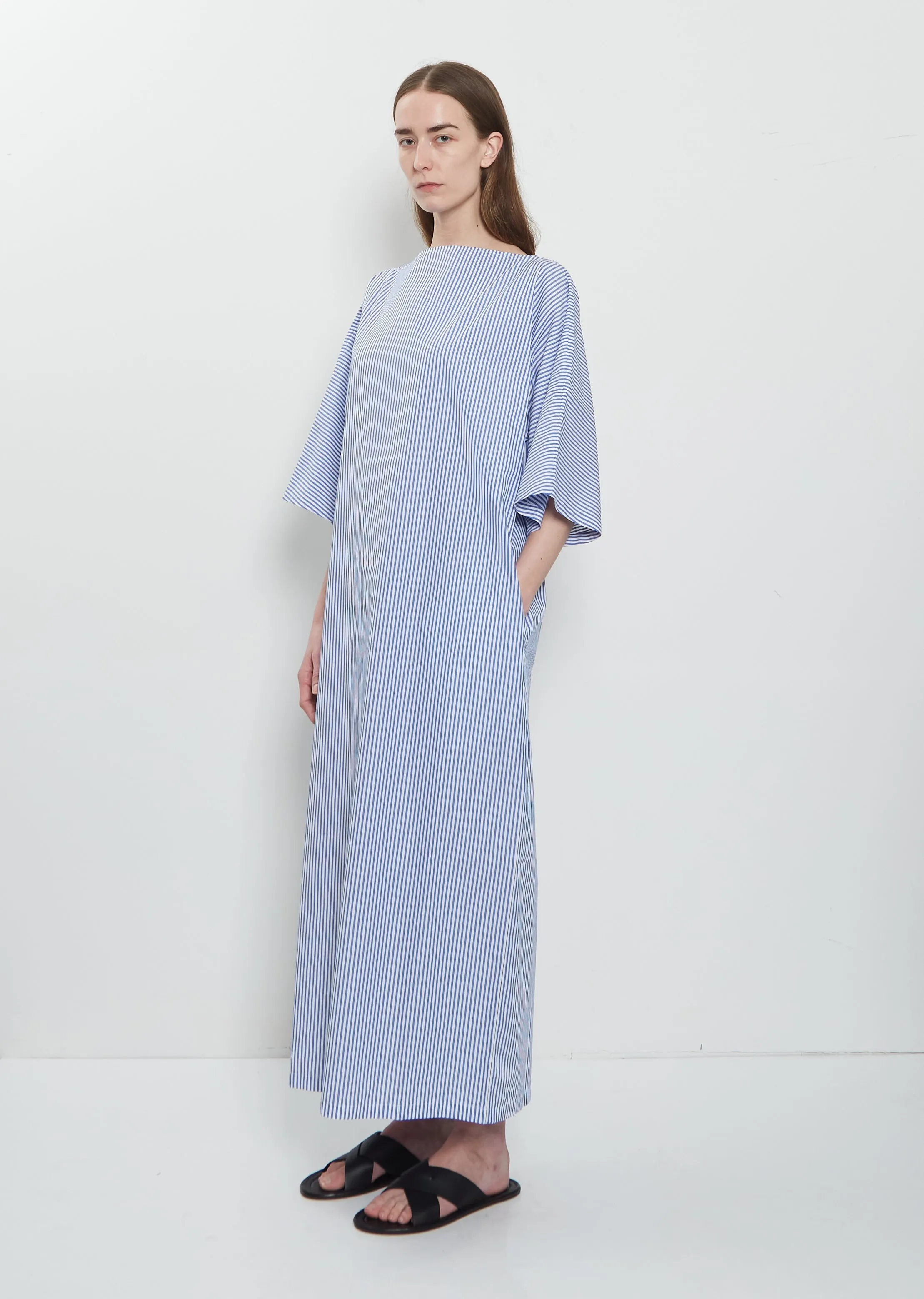 Oona Batwing Stripe Dress sold by La Garconne product image thumbnail 4