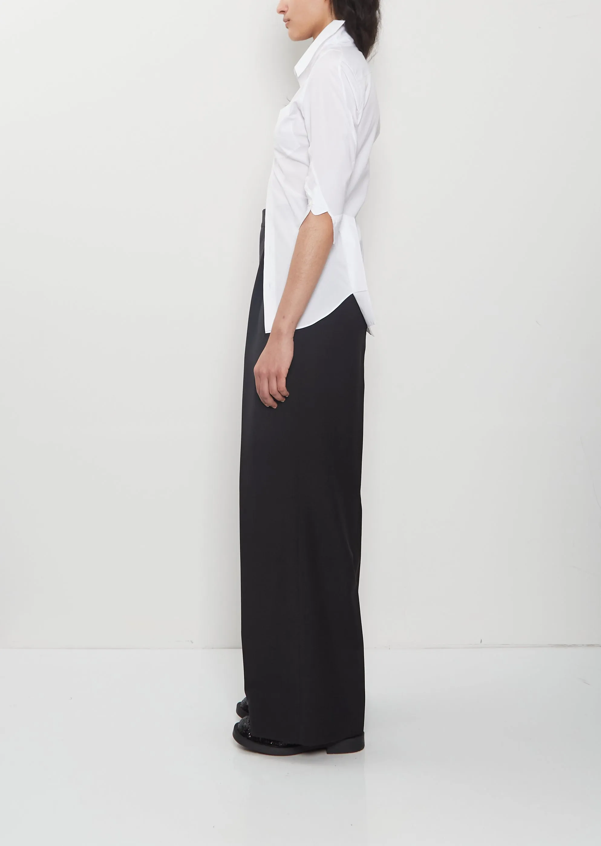 Asymmetrical Cotton Shirt sold by La Garconne product image thumbnail 2