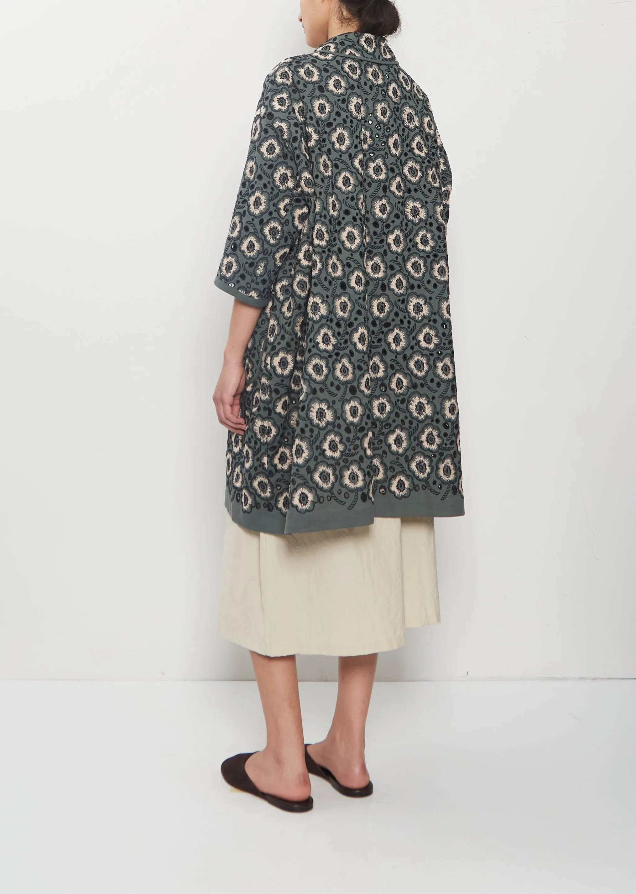 Candy Flower Linen Coat sold by La Garconne product image thumbnail 3