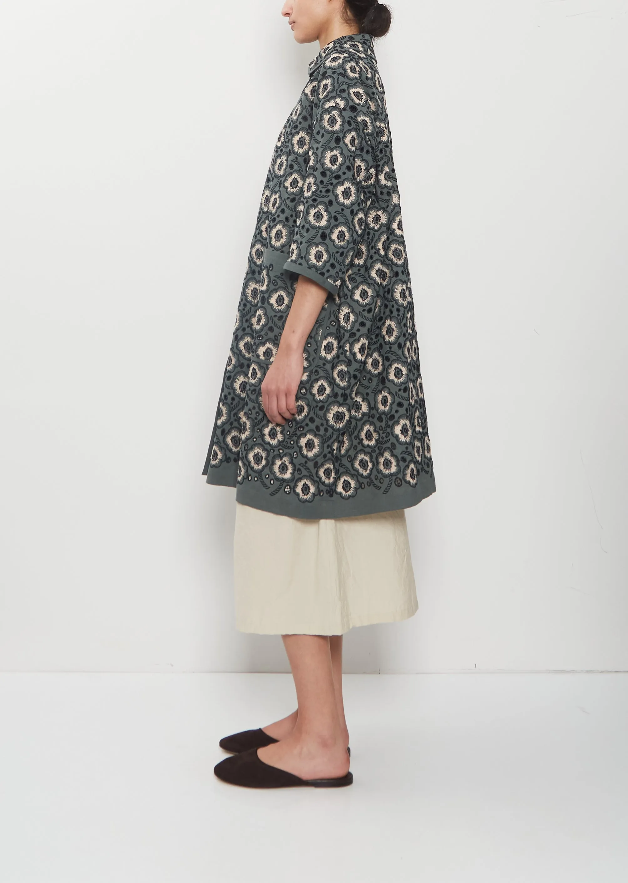 Candy Flower Linen Coat sold by La Garconne product image thumbnail 2