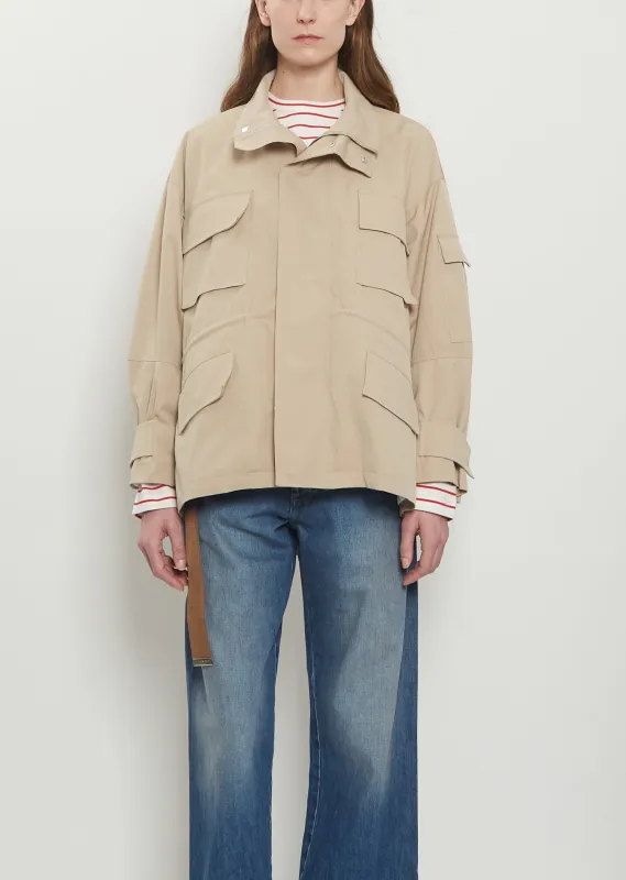 Technical Twill Cargo Jacket made by Plan C