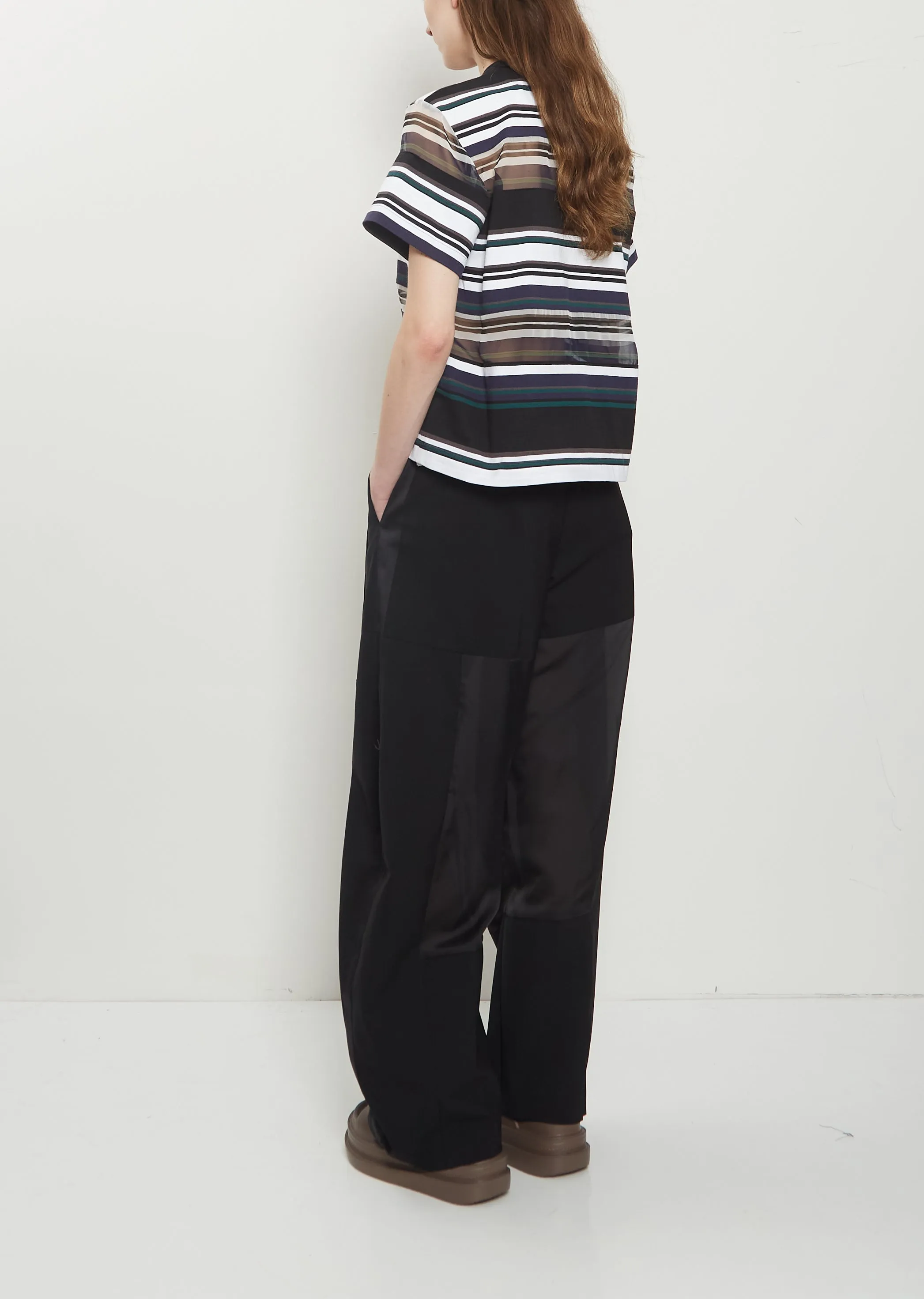 Sheer Voile x Cotton Jersey T-Shirt sold by La Garconne product image thumbnail 3