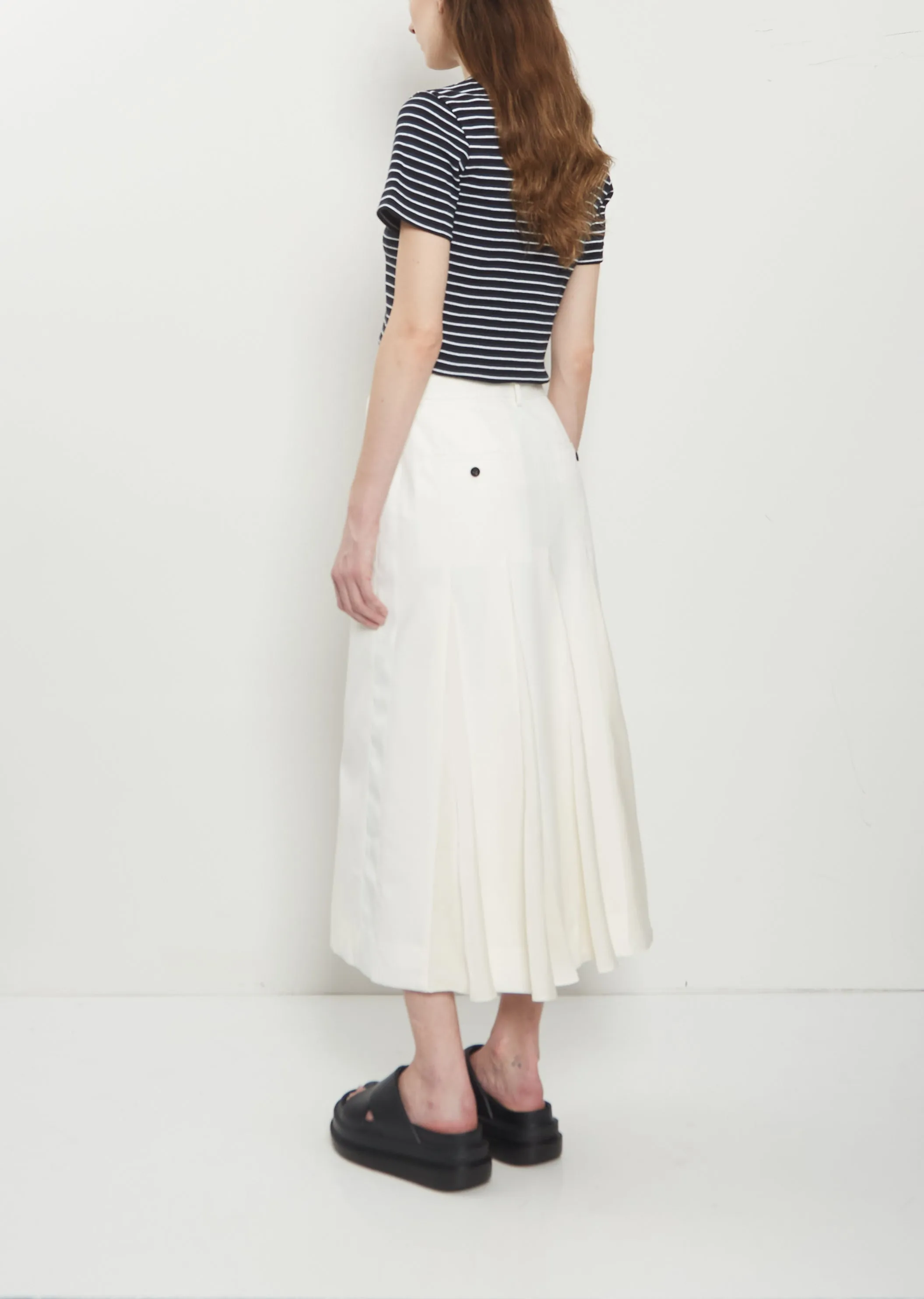 Wool Suiting Skirt sold by La Garconne product image thumbnail 3