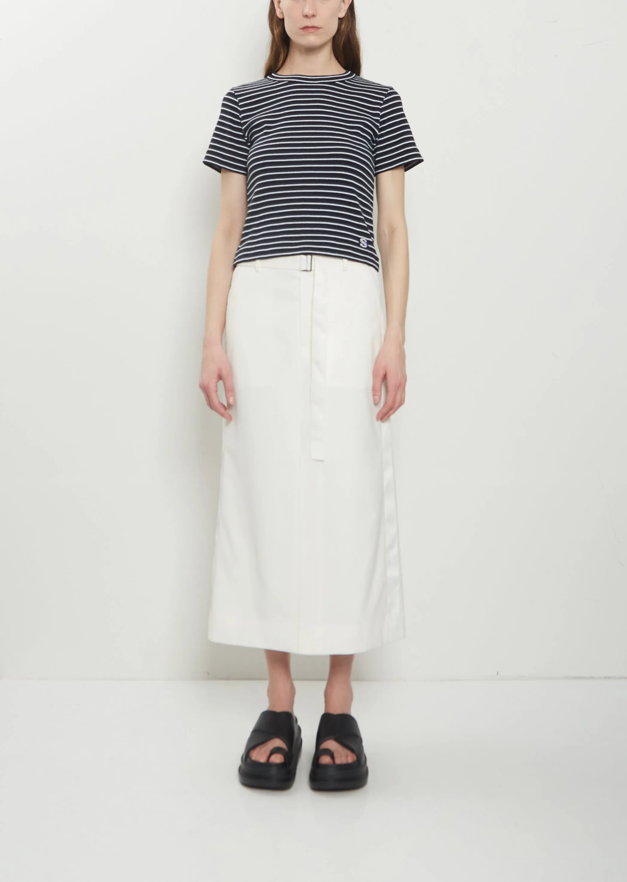 Wool Suiting Skirt sold by La Garconne